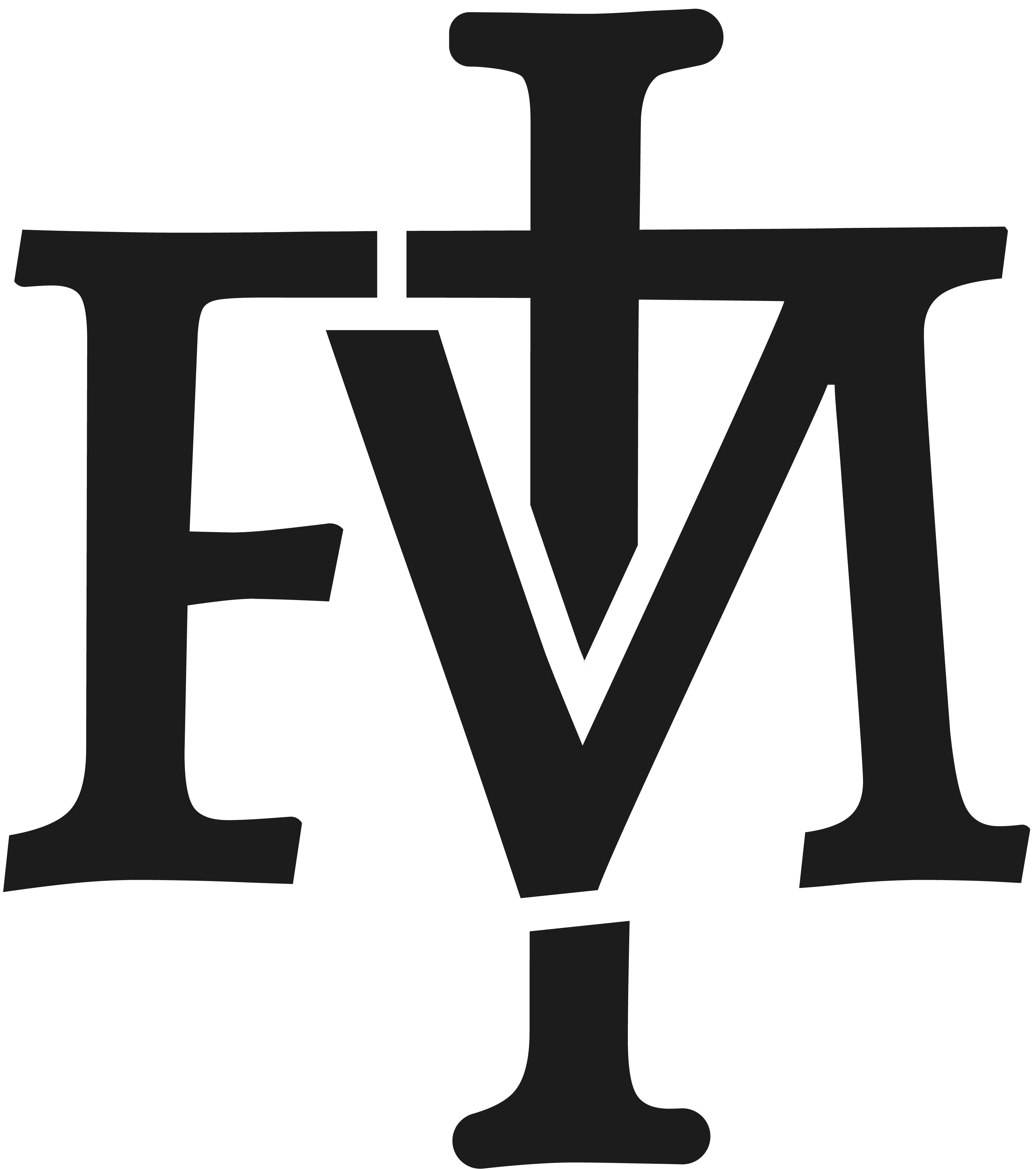 Faith-Mark minimalist black logo icon featuring cross-shaped monogram design, symbolizing Christ-centered identity and sacred craftsmanship.