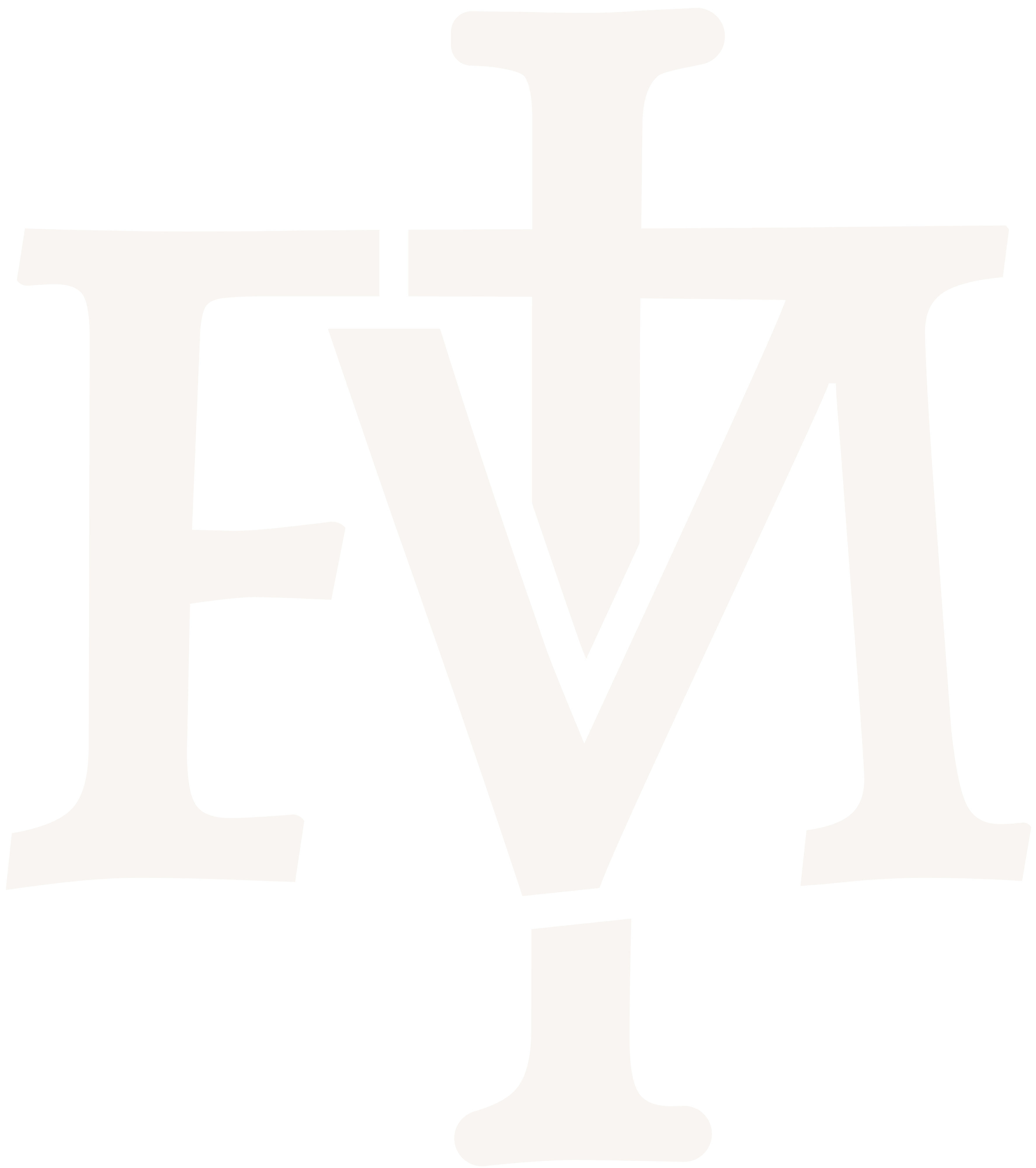 White Faith-Mark emblem on transparent background, showcasing minimalist Christian branding with cross-anchored typography.