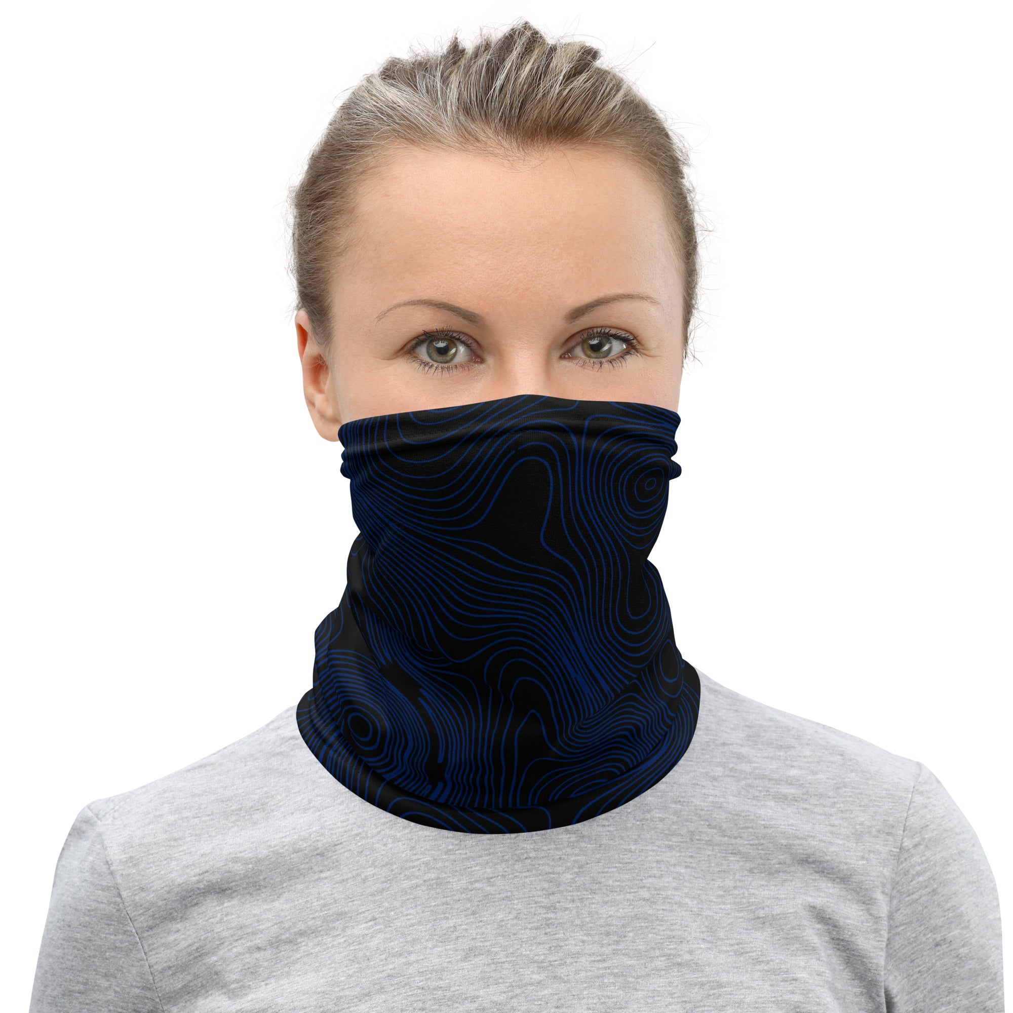 Ocean Serenity: Women's Multifunctional Neck Gaiter - Faith-Mark