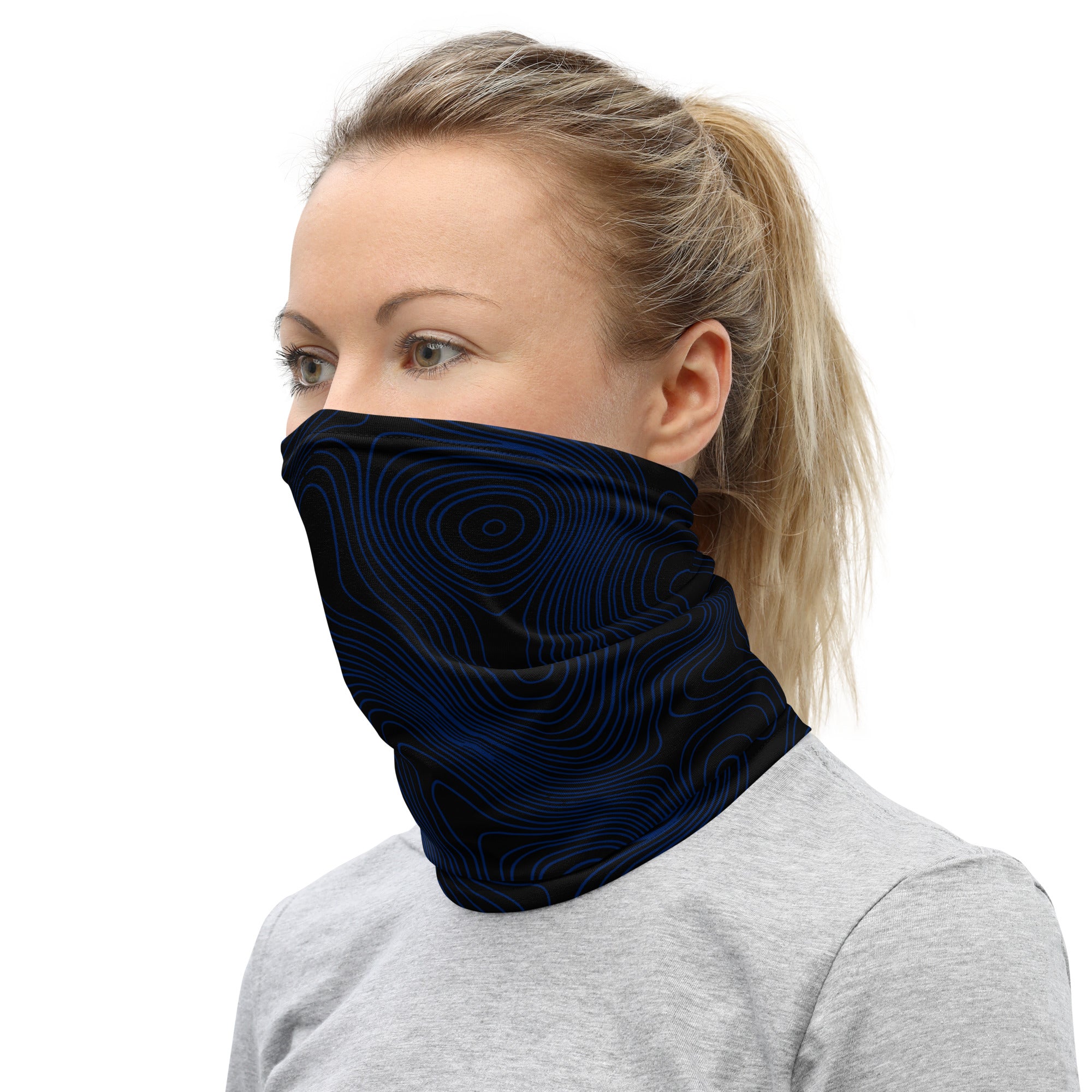 Ocean Serenity: Women's Multifunctional Neck Gaiter - Faith-Mark