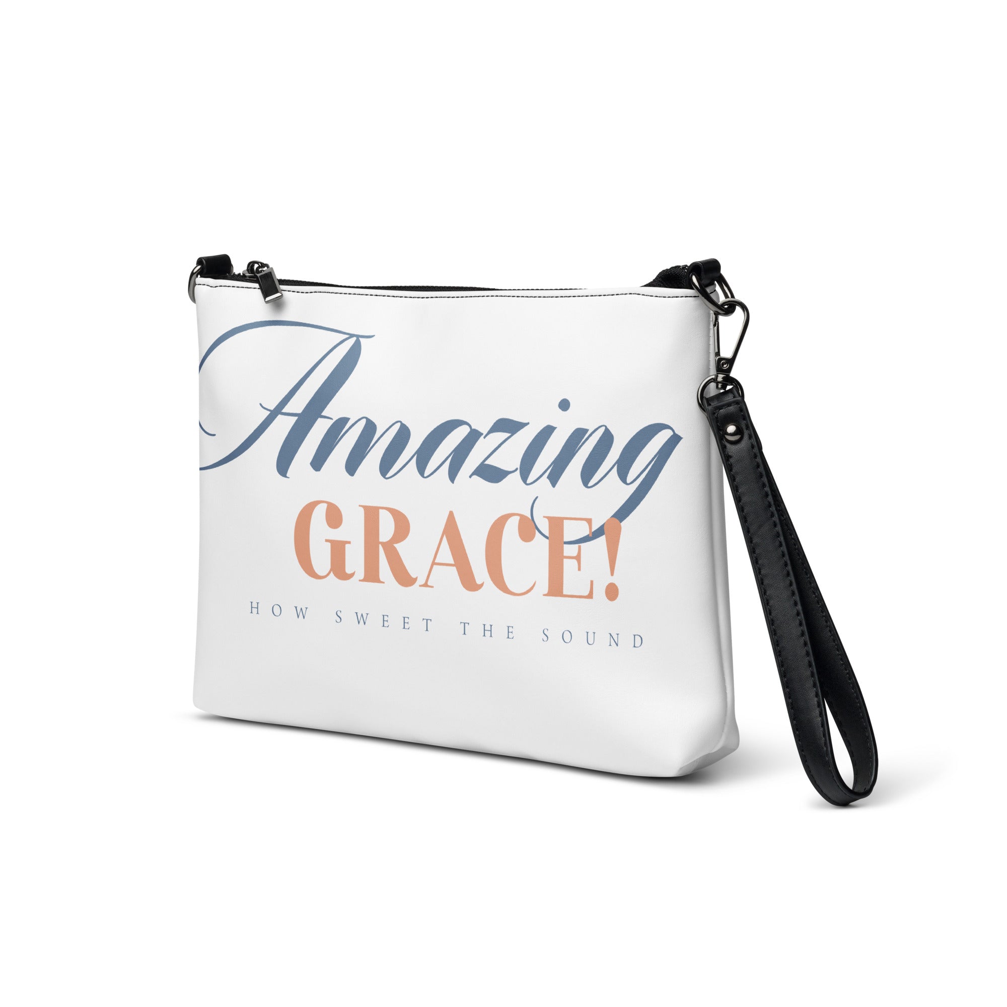 Amazing Grace: Women's Premium Crossbody Bag - Faith-Mark