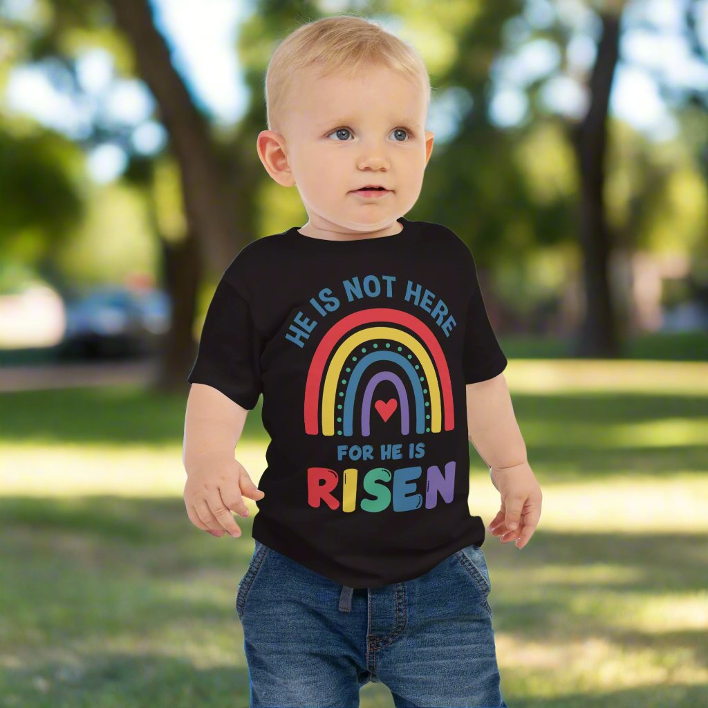 He is Risen: Unisex Toddler Tee 18-24 Months