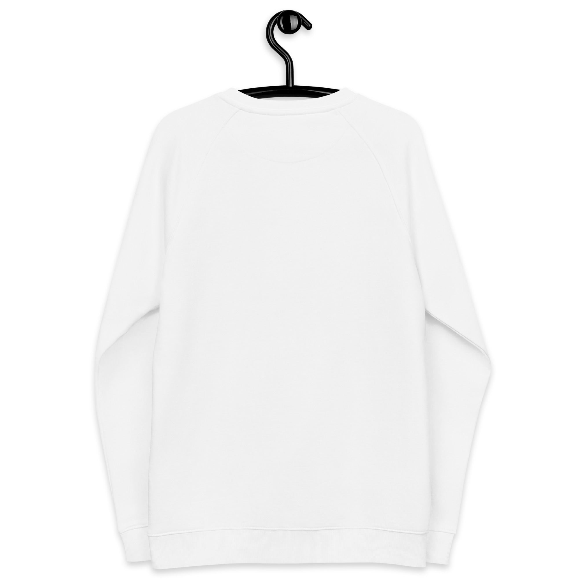 Be Still: Men's Organic Raglan Sweatshirt - Faith-Mark