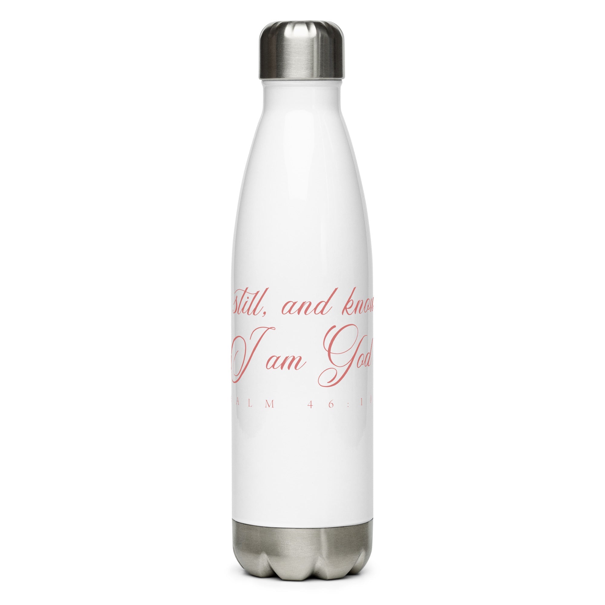 Be Still: Stainless Steel Water Bottle - Faith-Mark