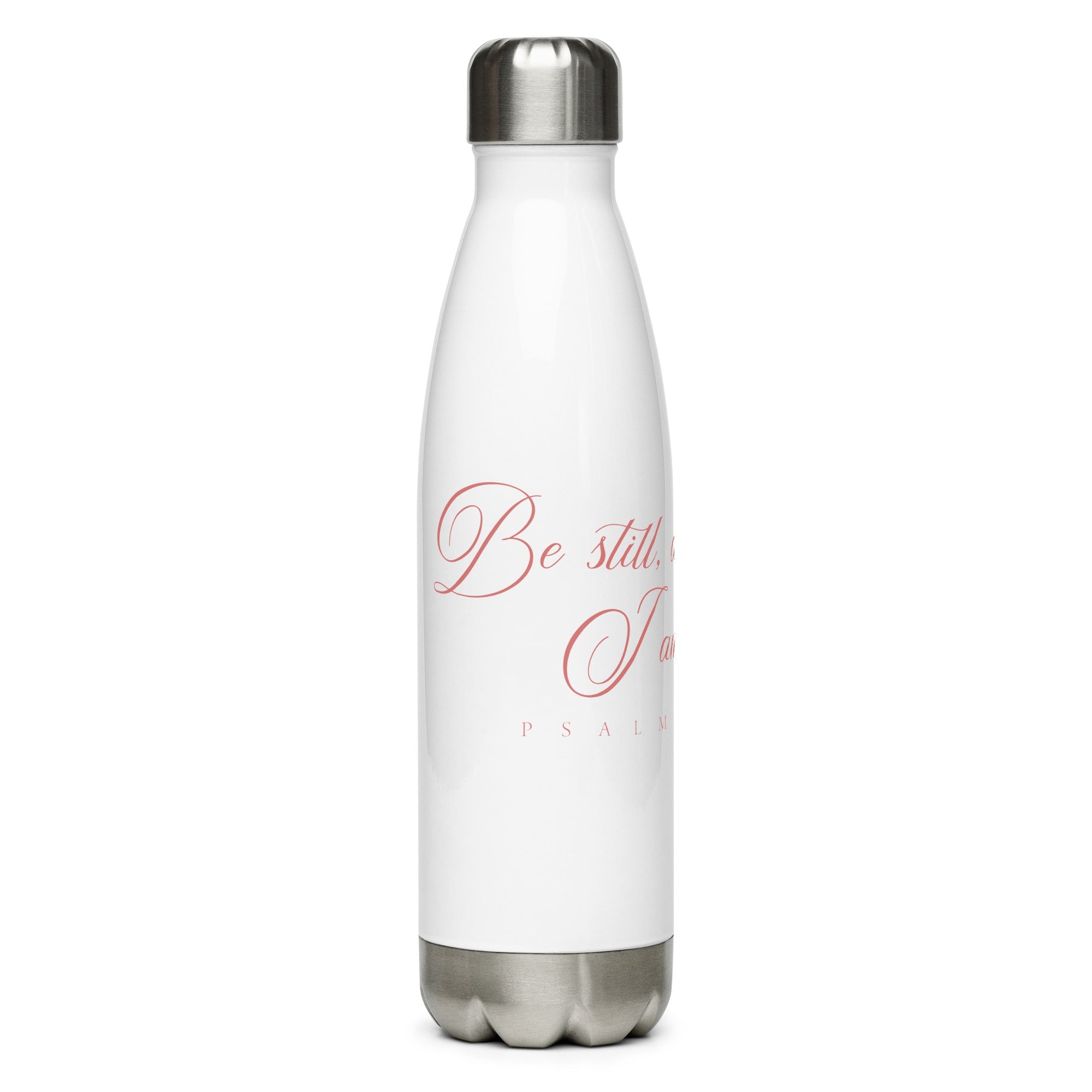 Be Still: Stainless Steel Water Bottle - Faith-Mark