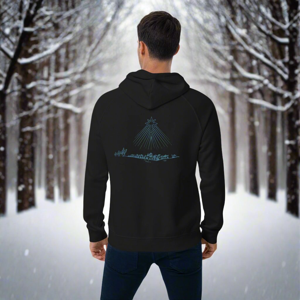 Bethlehem Star: Men’s Organic Hoodie - Faith-Mark