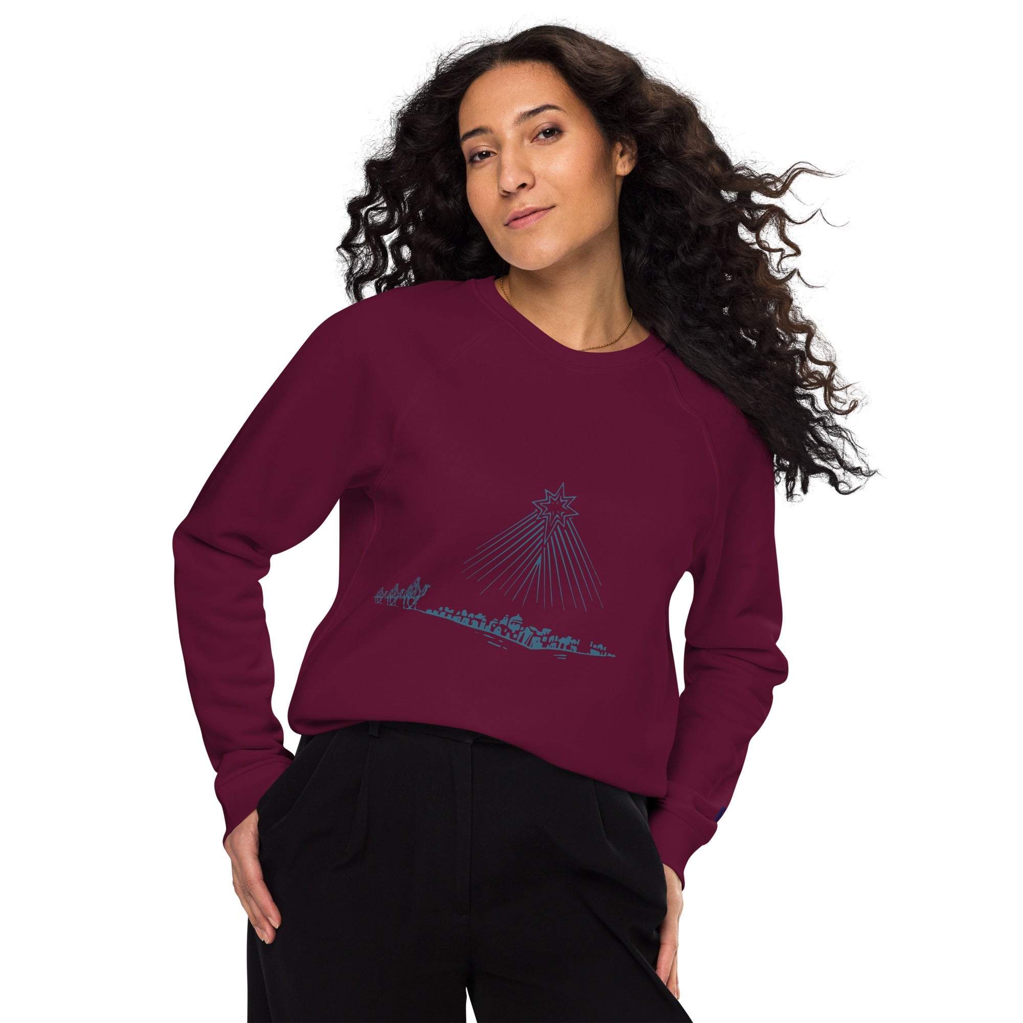 Bethlehem Star: Women’s Organic Sweatshirt - Faith-Mark