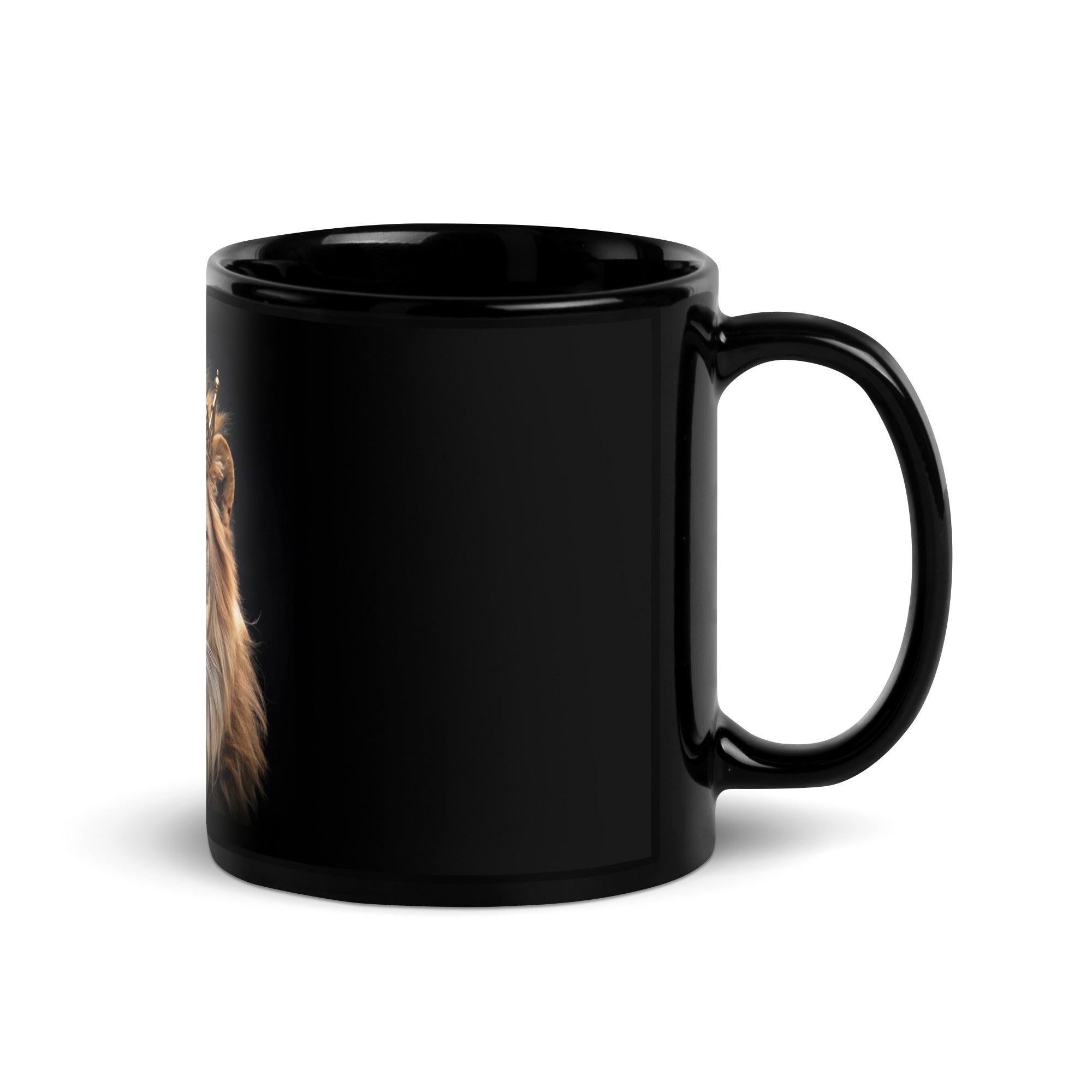 King of Kings - Lion with Crown: Ceramic Mug - Faith-Mark