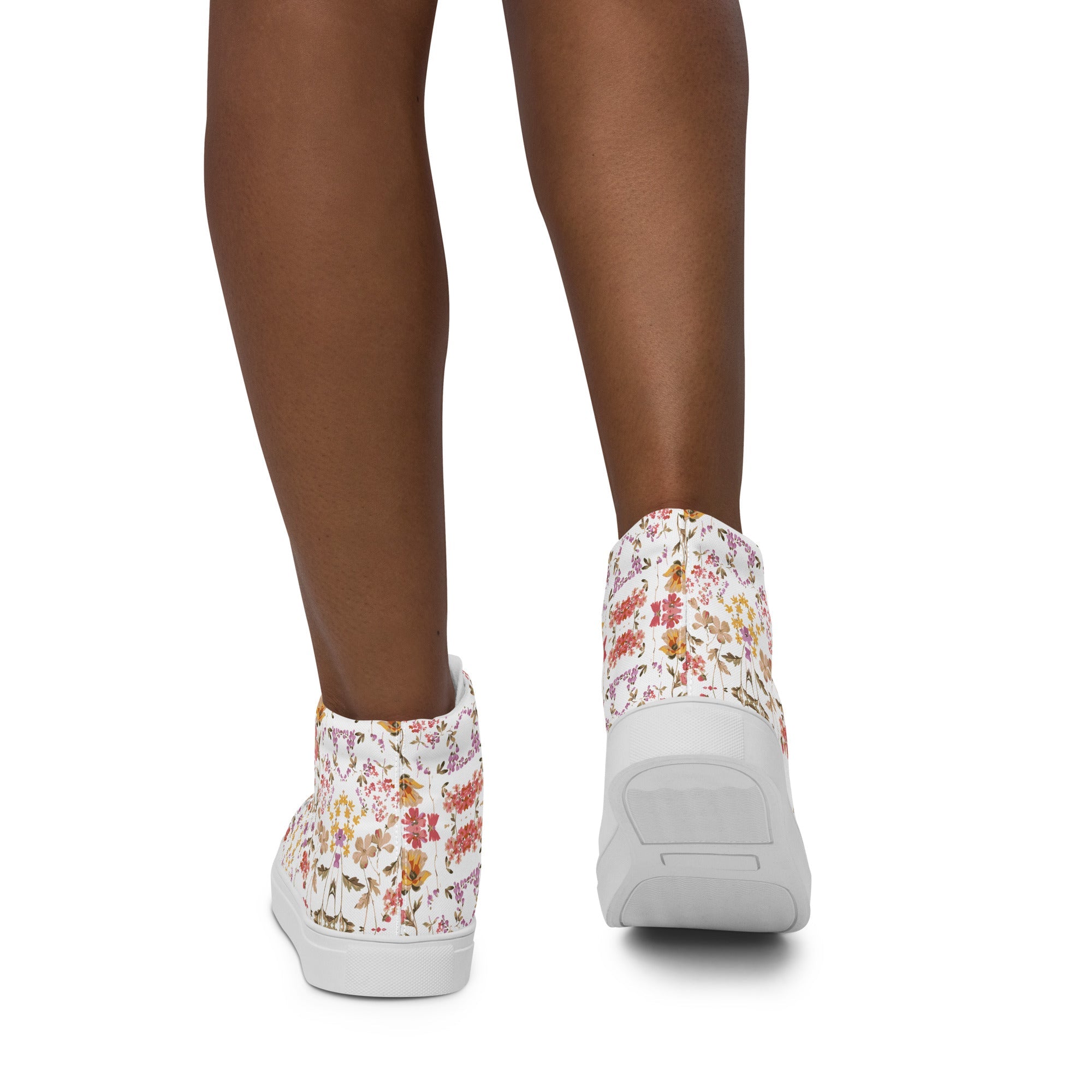 Blossom Edition: Women's Floral High-Top Canvas Shoes - Faith-Mark