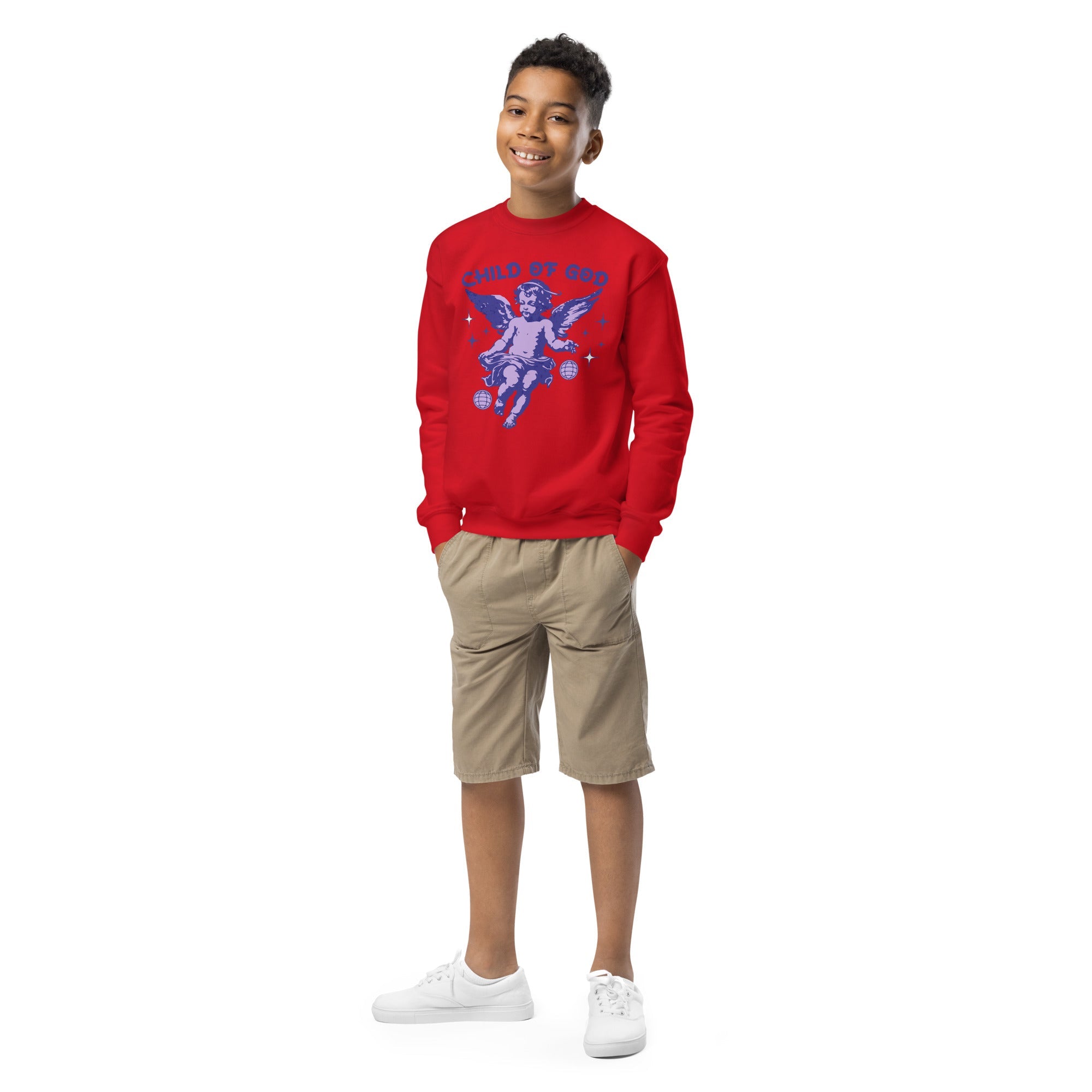 Child of God: Boys’ Crewneck Sweatshirt - Faith-Mark