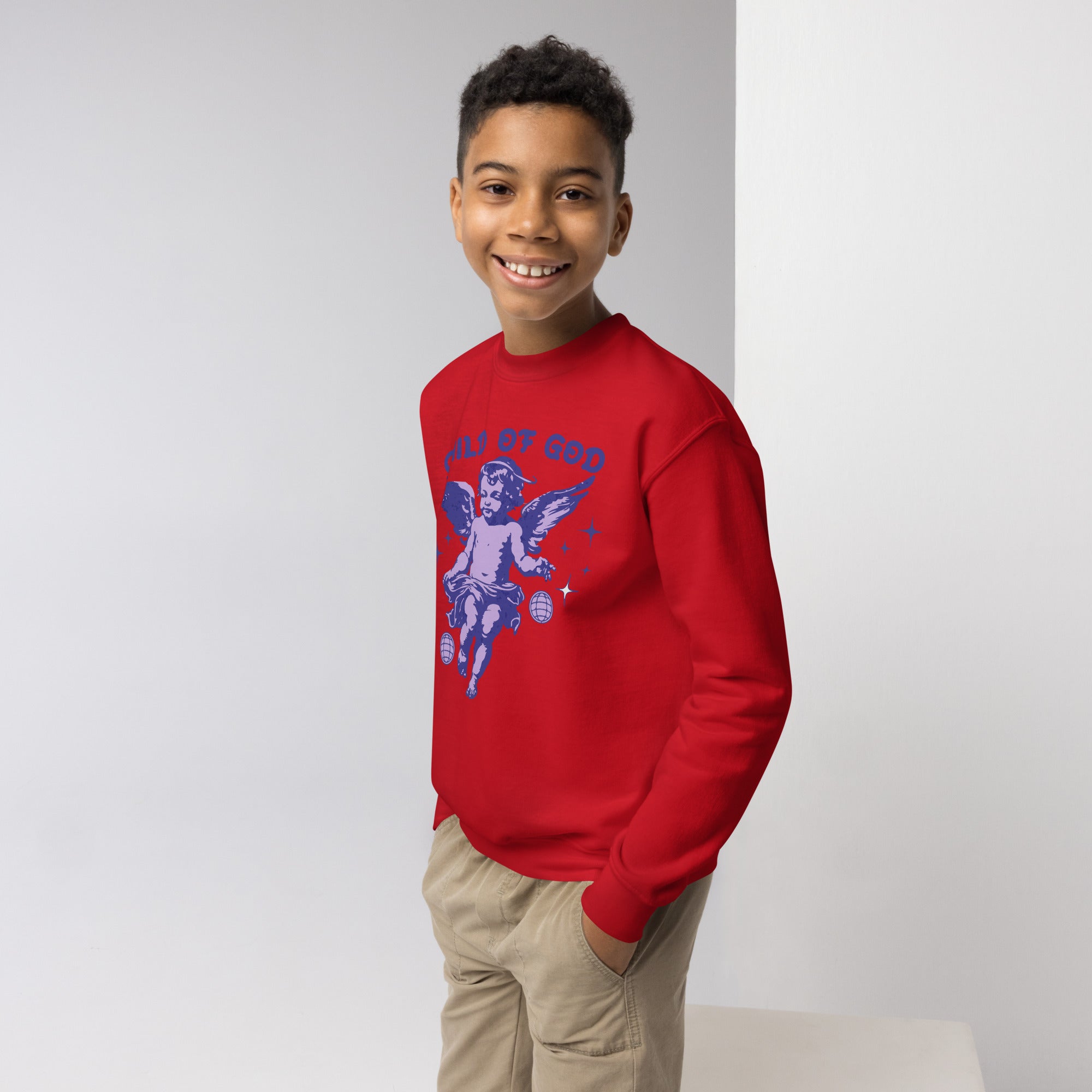 Child of God: Boys’ Crewneck Sweatshirt - Faith-Mark