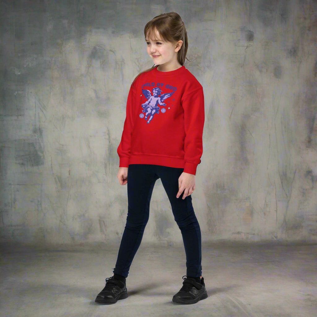 Child of God: Girls’ Crewneck Sweatshirt - Faith-Mark