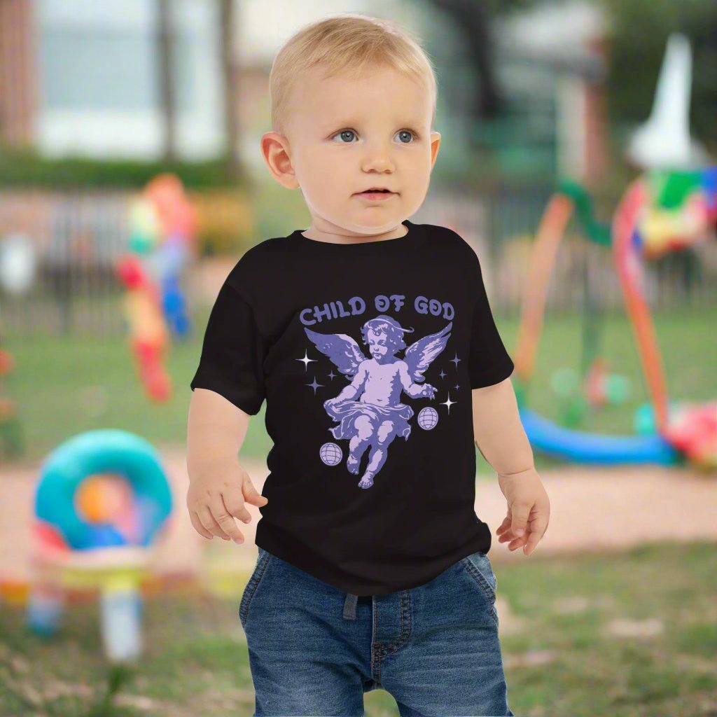 Child of God: Unisex Toddler’s Cotton Jersey Tee (18-24 Months) - Faith-Mark