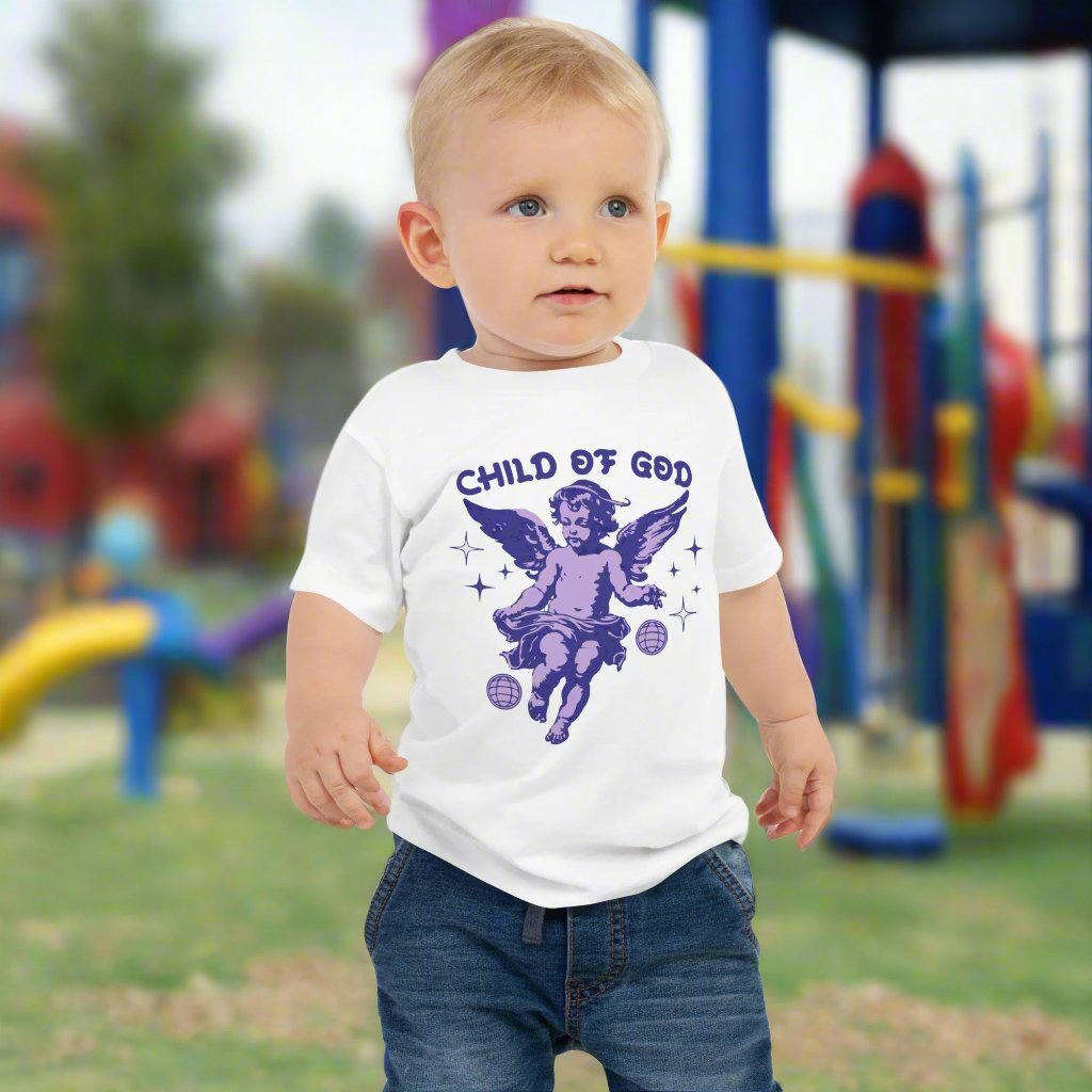 Child of God: Unisex Toddler’s Cotton Jersey Tee (18-24 Months) - Faith-Mark