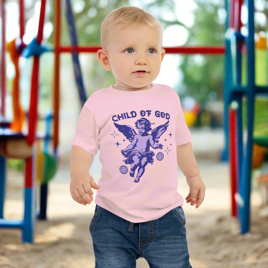 Child of God: Unisex Toddler’s Cotton Jersey Tee (18-24 Months) - Faith-Mark