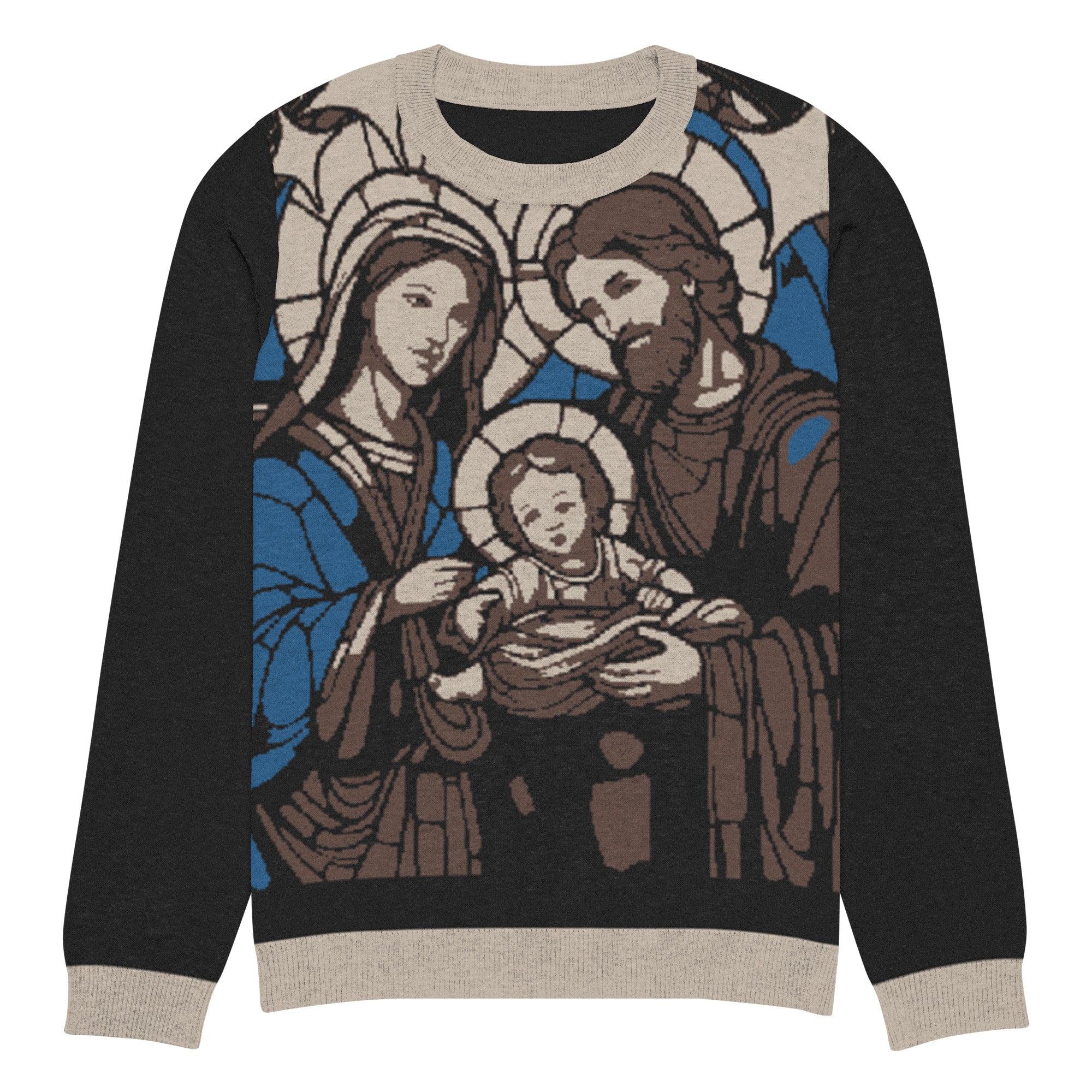 Nativity Scene: Men’s Ugly Christmas Sweater - Faith-Mark