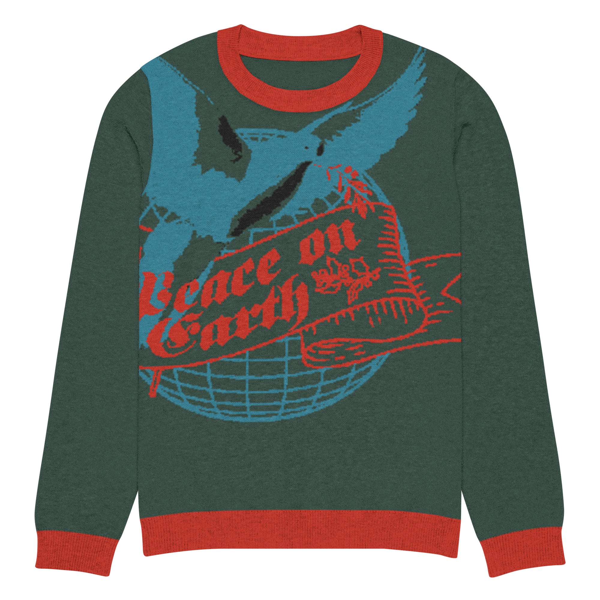 Peace on Earth: Women’s Ugly Christmas Sweater - Faith-Mark