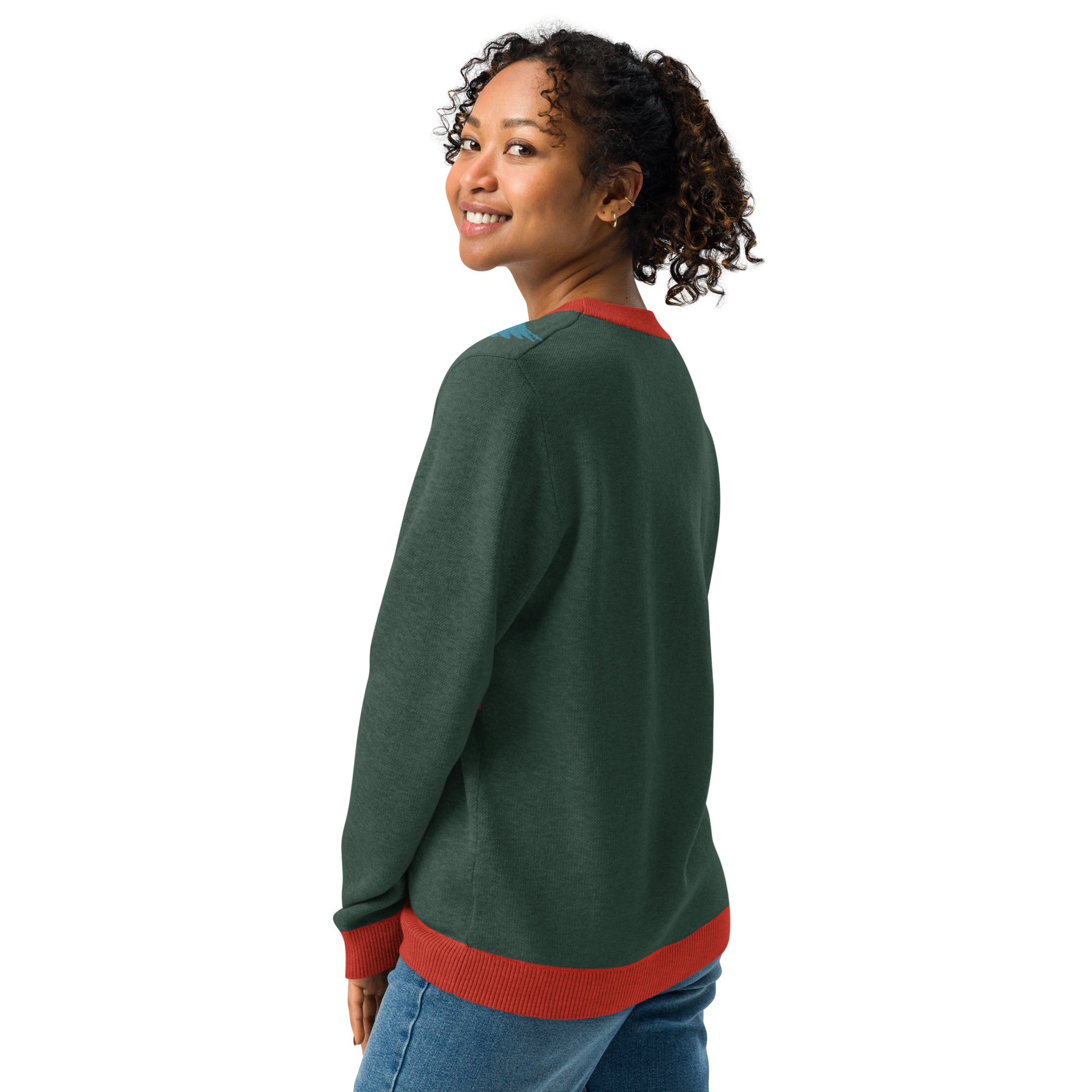 Peace on Earth: Women’s Ugly Christmas Sweater - Faith-Mark