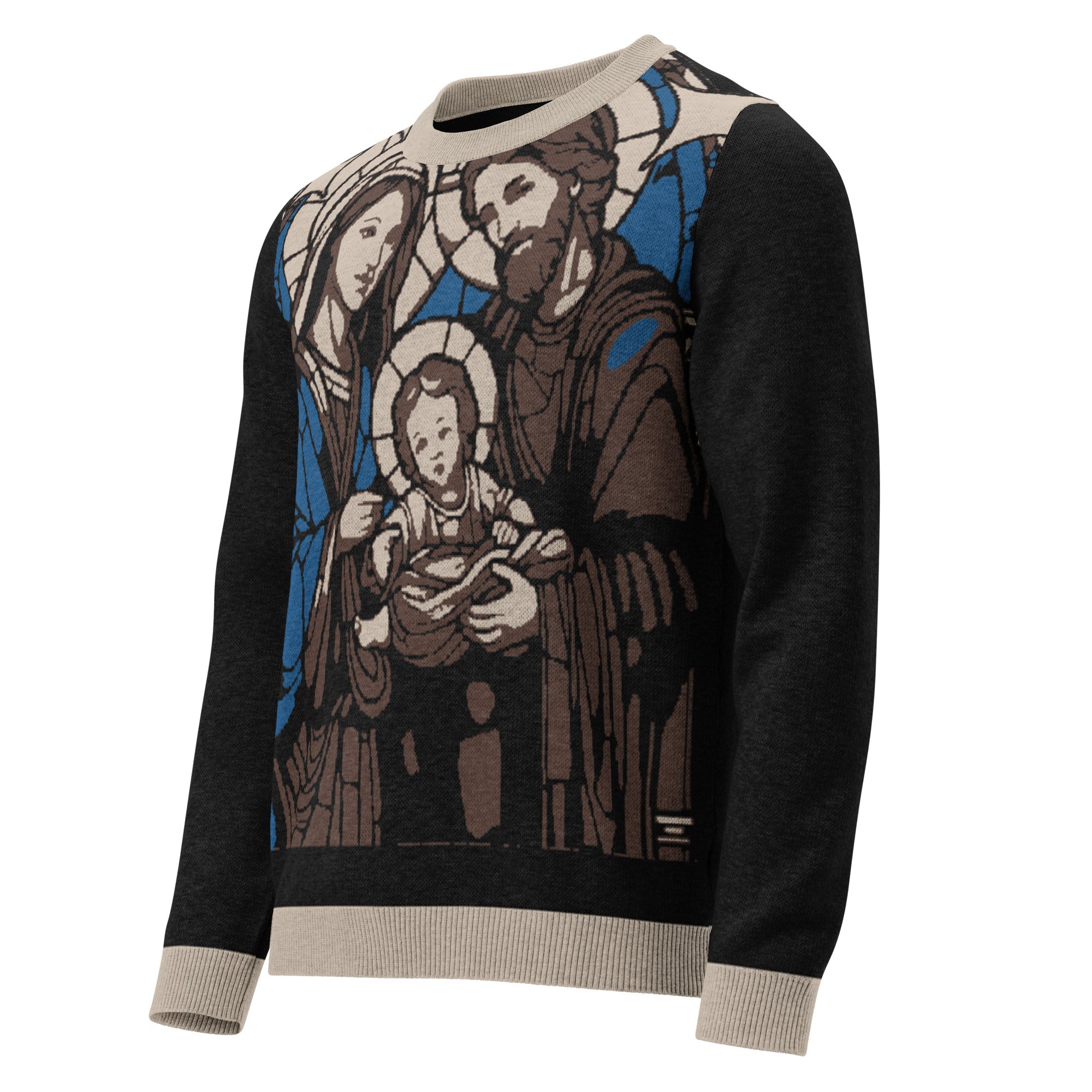 Nativity Scene: Men’s Ugly Christmas Sweater - Faith-Mark