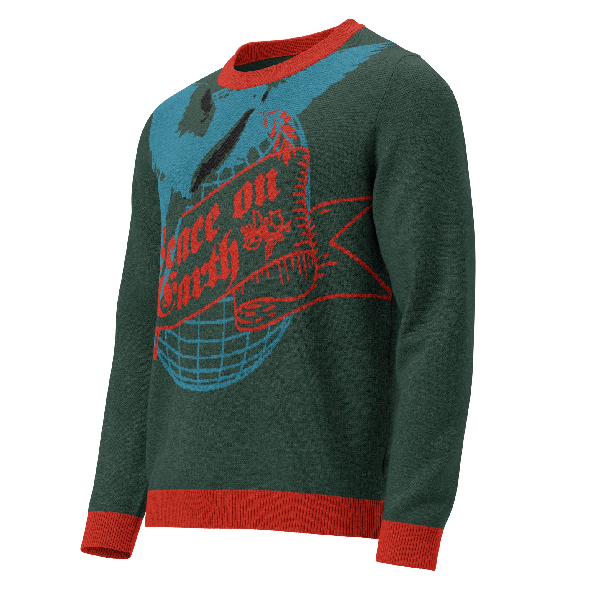 Peace on Earth: Men’s Ugly Christmas Sweater - Faith-Mark