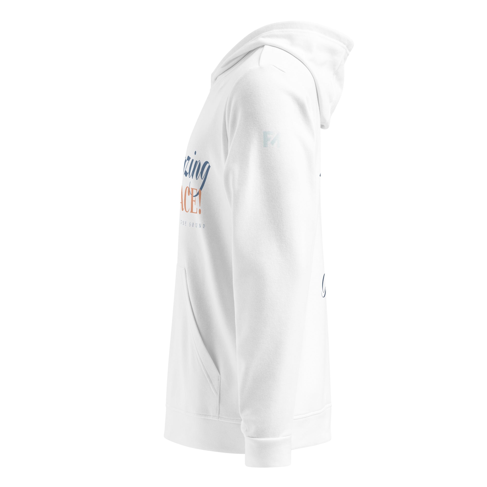 Faith-Mark x Adidas Amazing Grace: Men's Fleece Hoodie in White - Faith-Mark