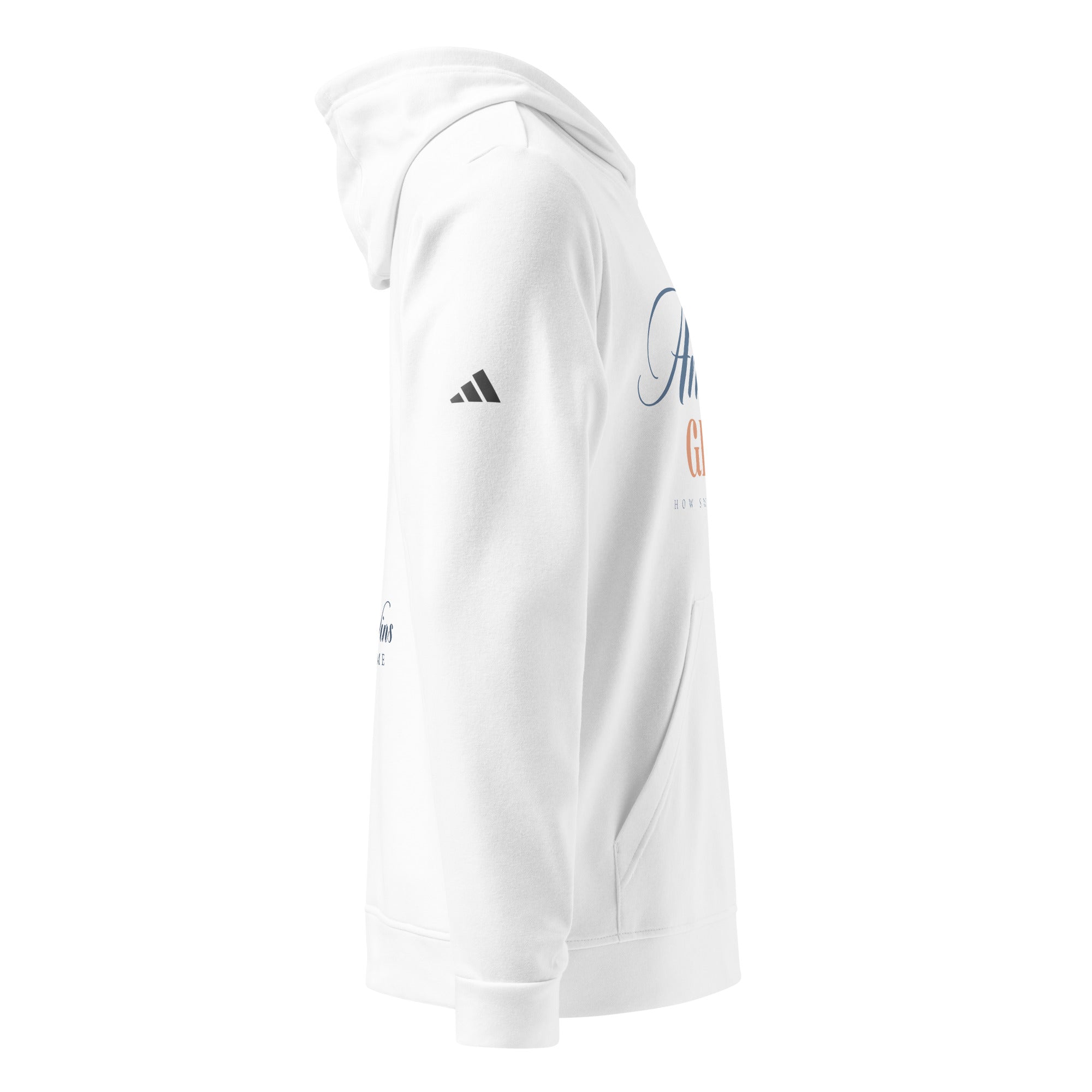 Faith-Mark x Adidas Amazing Grace: Men's Fleece Hoodie in White - Faith-Mark