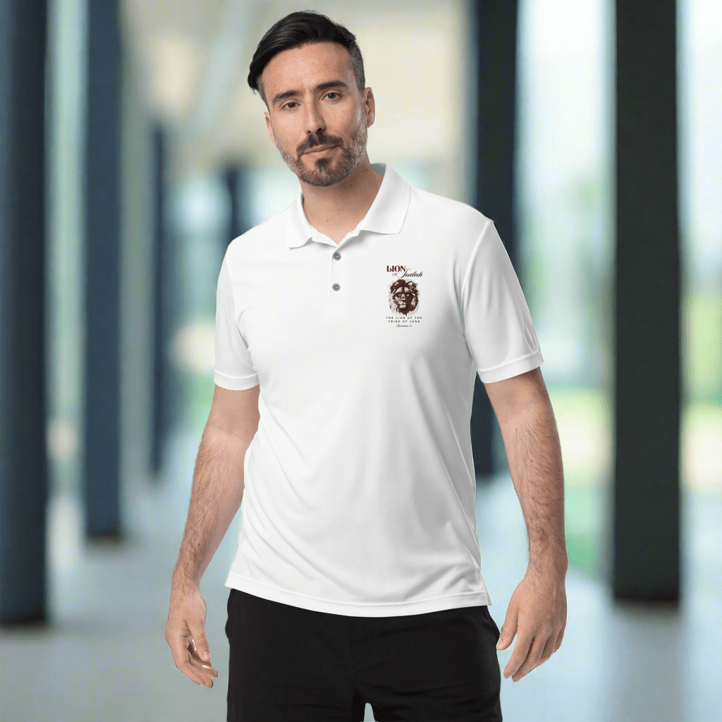 Faith-Mark x Adidas Lion of Judah: Men's Performance Polo - Faith-Mark