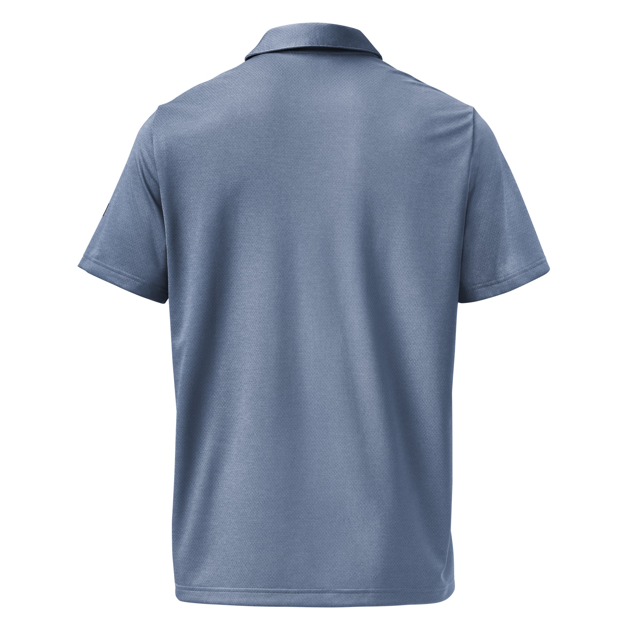 Faith-Mark x Adidas Thoughts Toward You: Men's Performance Polo in Blue - Faith-Mark