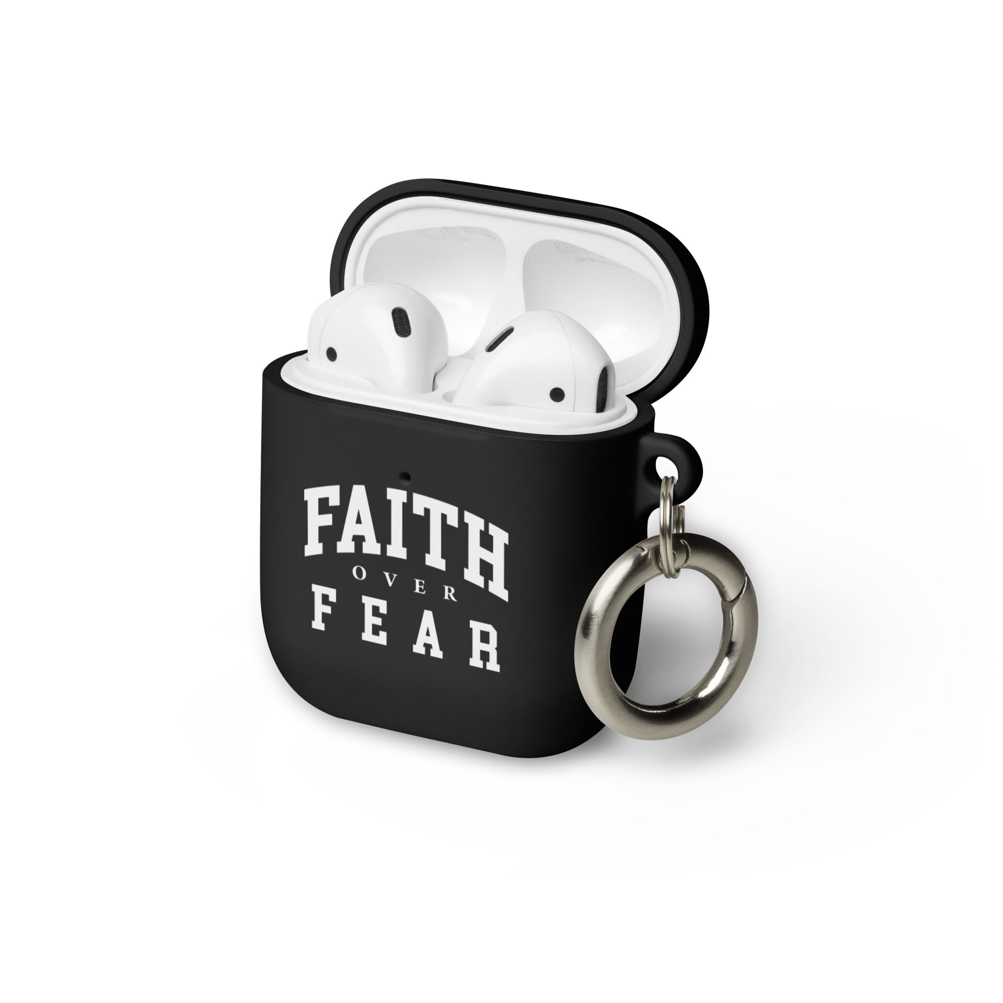 Faith Over Fear: AirPods® Rubber Case - Faith-Mark