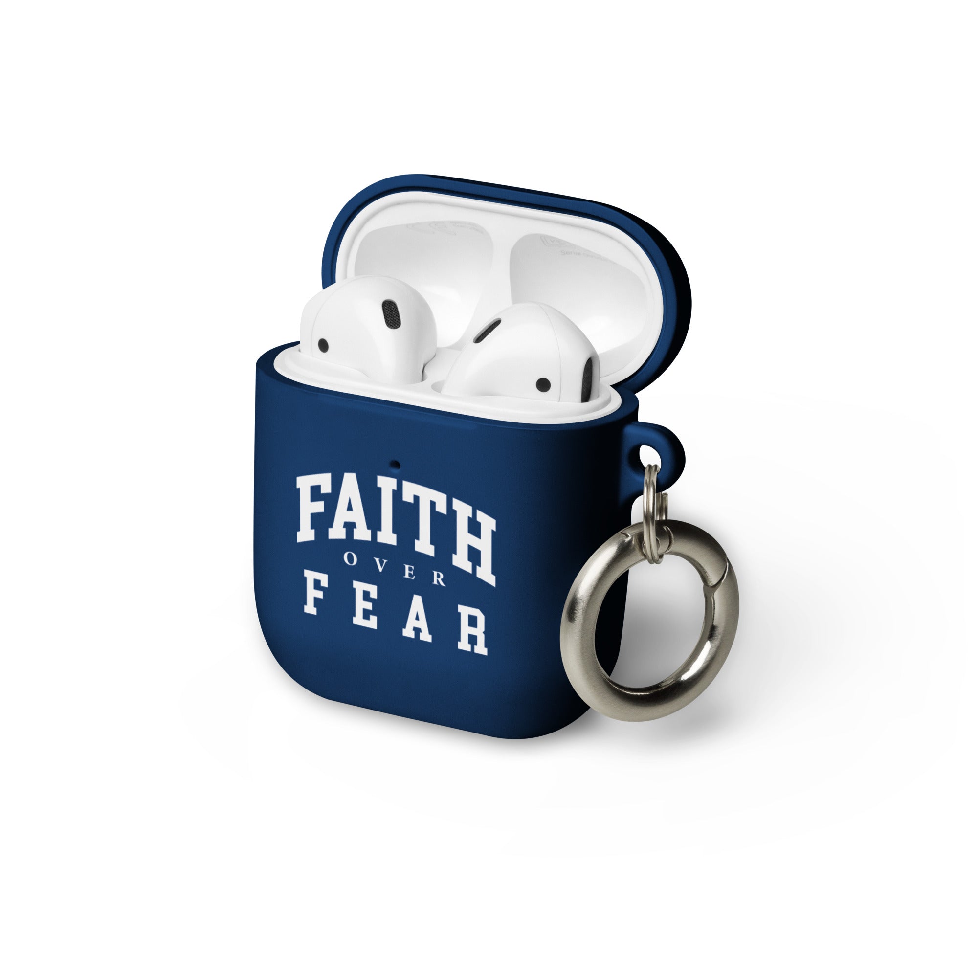 Faith Over Fear: AirPods® Rubber Case - Faith-Mark