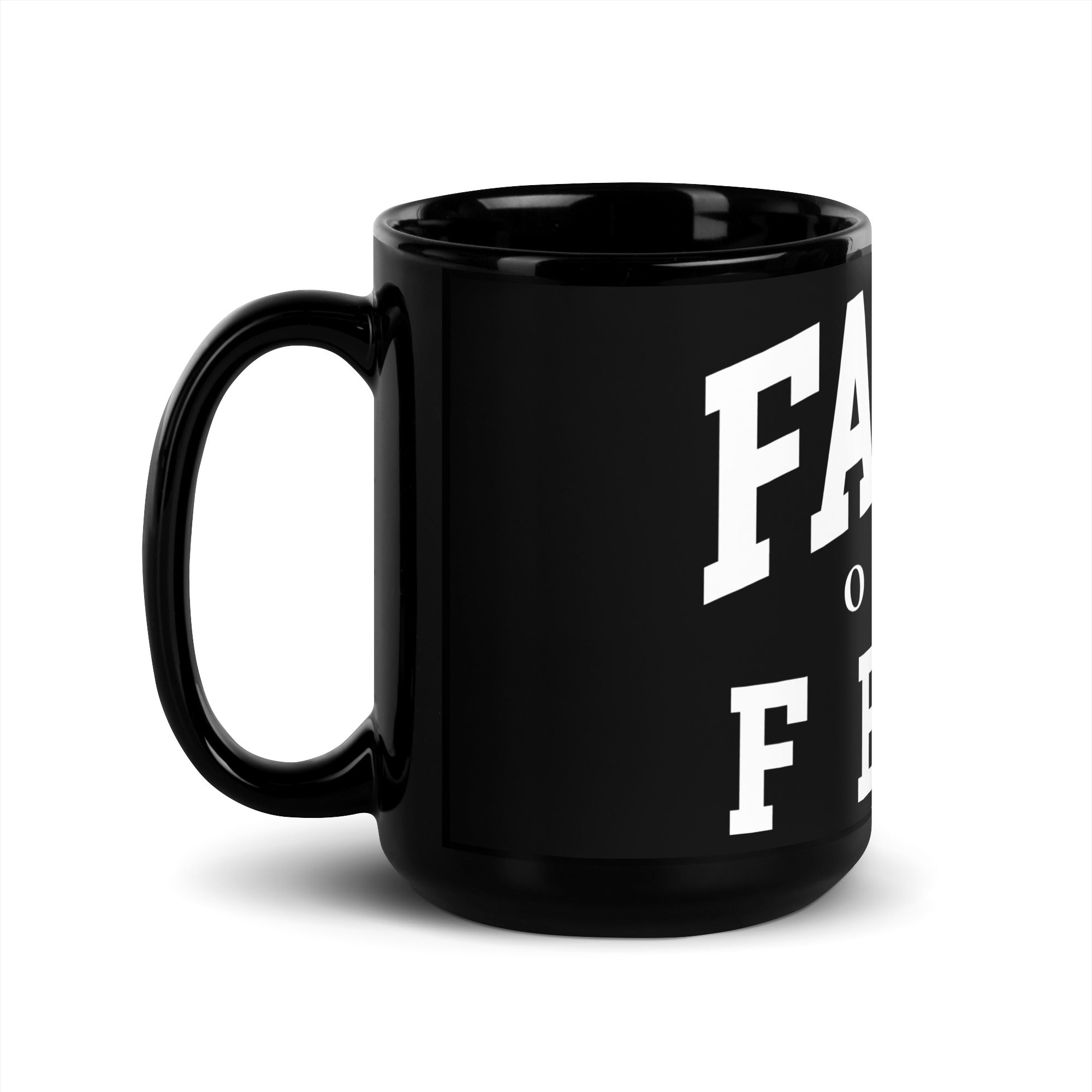 Faith Over Fear: Ceramic Mug - Faith-Mark