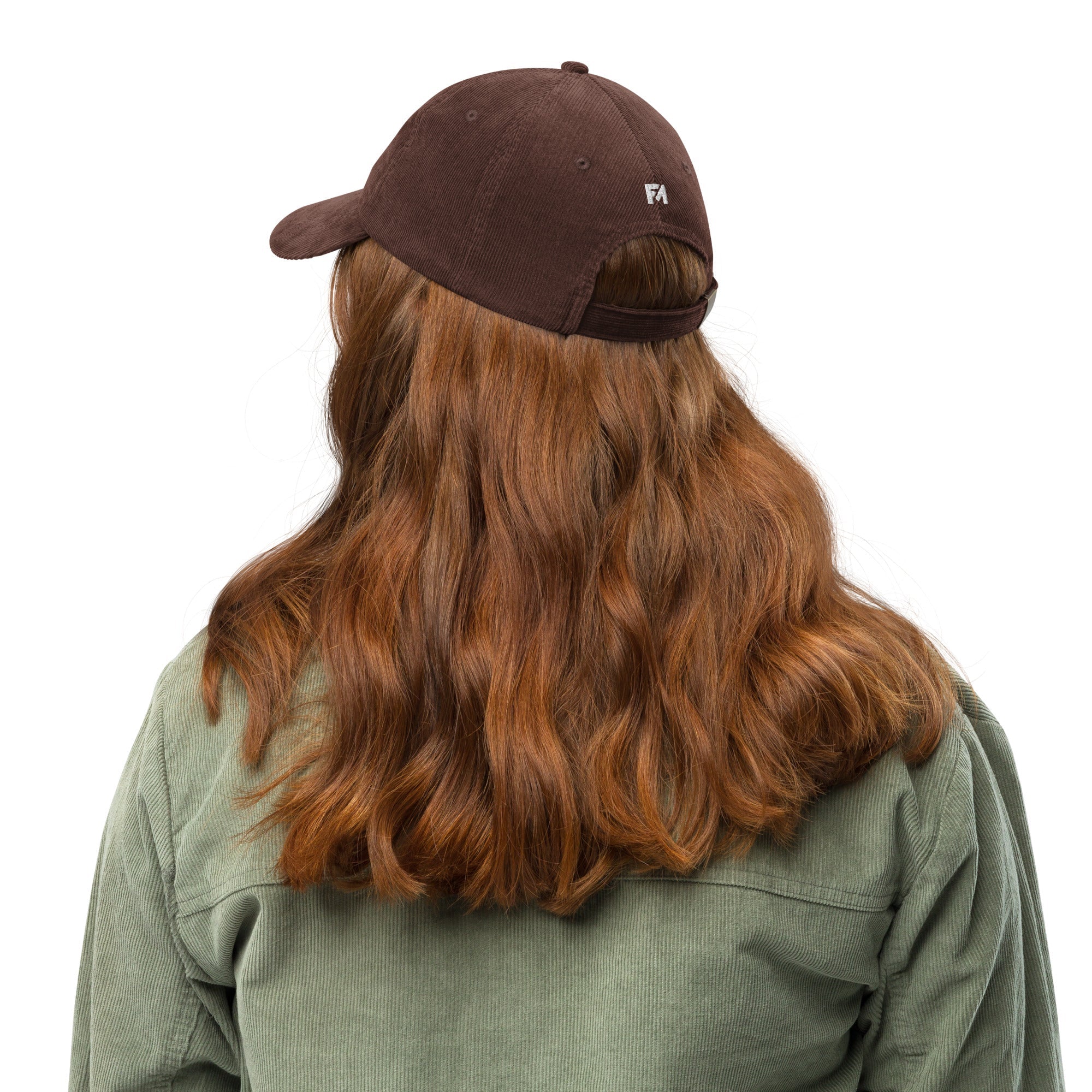 Faith Over Fear: Women's Embroidered Corduroy Cap - Faith-Mark