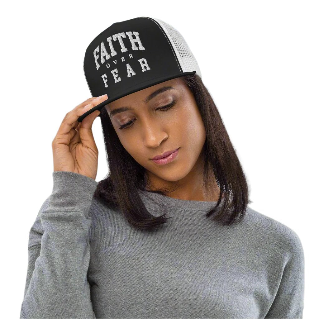 Faith Over Fear: Women's Trucker Cap - Faith-Mark