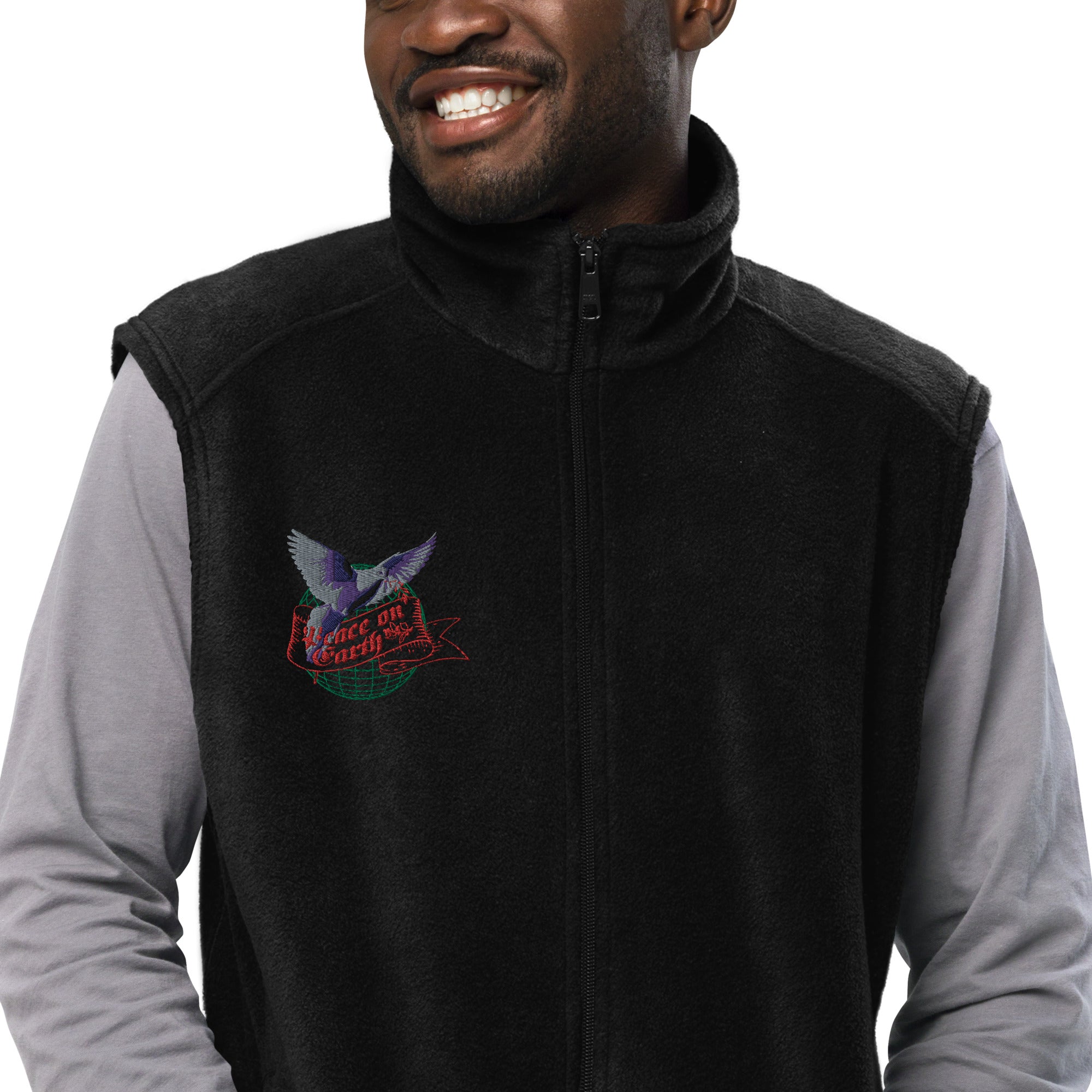 Faith-Mark x Columbia Peace on Earth: Men’s Fleece Vest - Faith-Mark