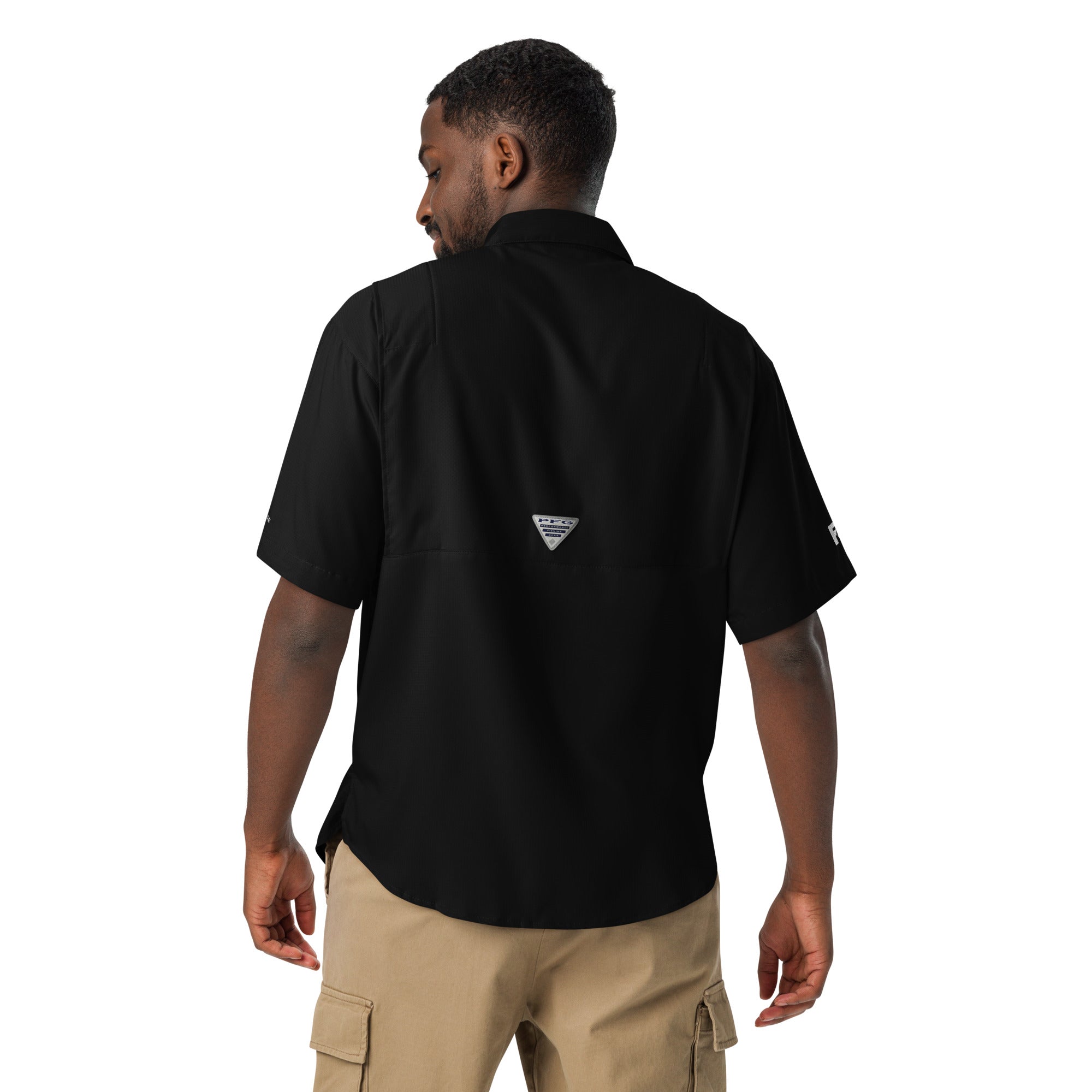 Faith-Mark x Columbia Outdoor Faith Warrior: Men's Shirt in Black - Faith-Mark