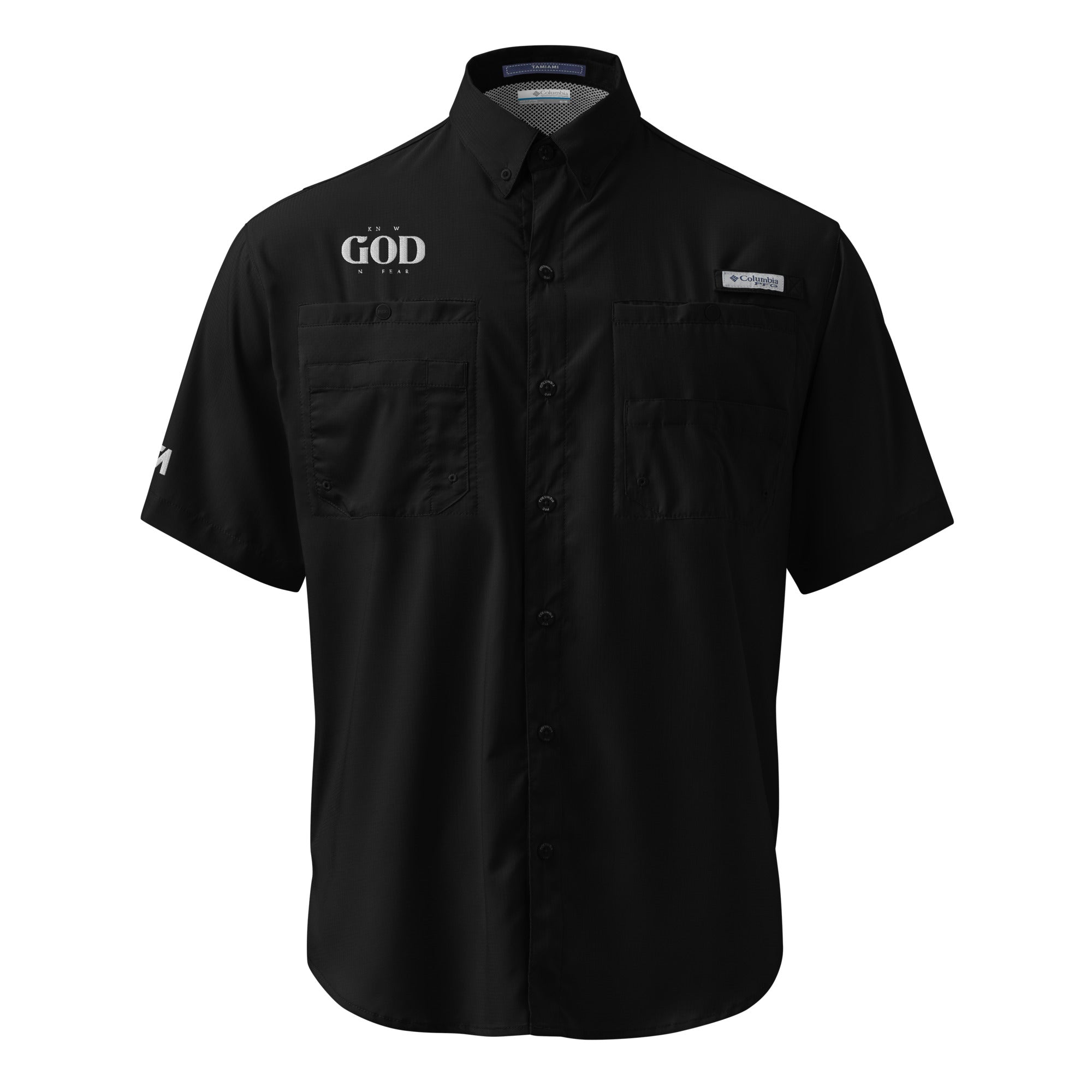 Faith-Mark x Columbia Outdoor Faith Warrior: Men's Shirt in Black - Faith-Mark