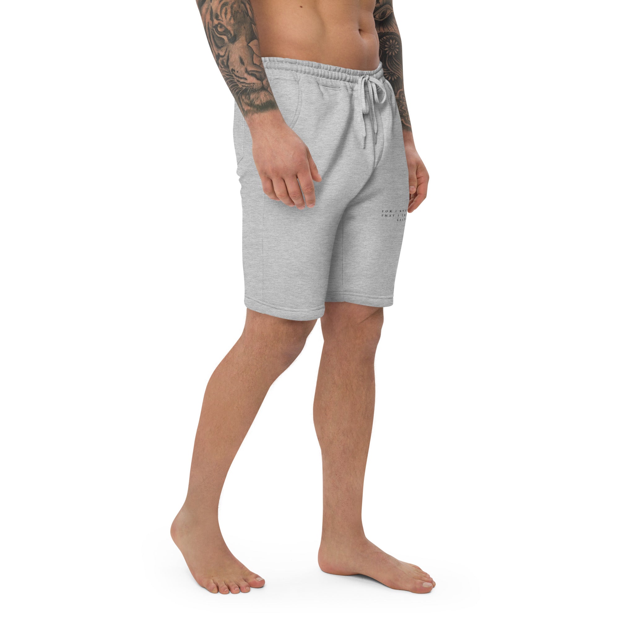 Thoughts of Peace: Men's Fleece Shorts - Faith-Mark