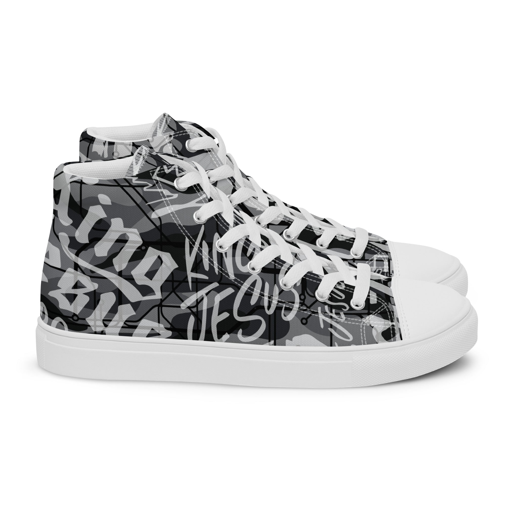 Urban Style: Men’s High Top Canvas Shoes - Faith-Mark