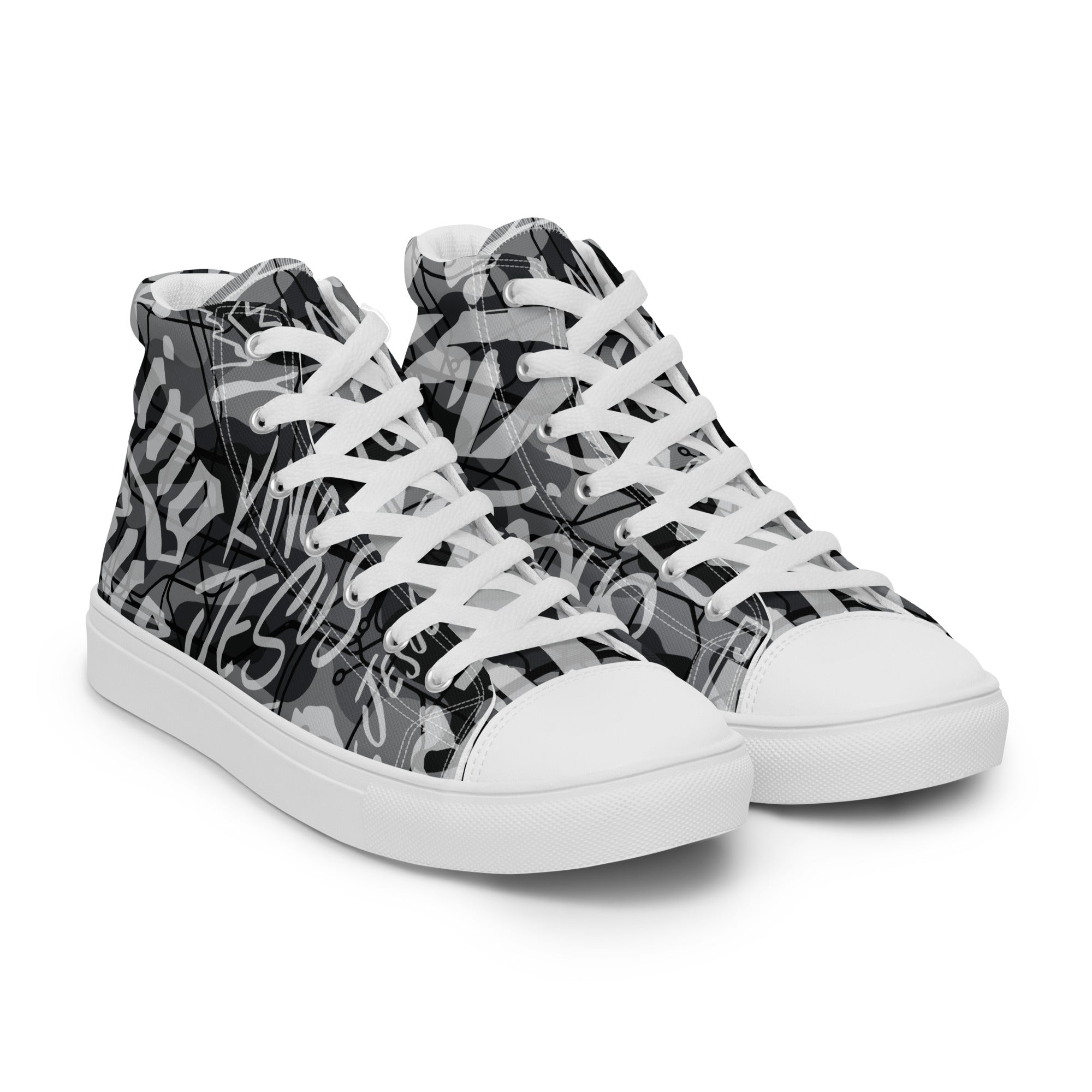 Urban Style: Men’s High Top Canvas Shoes - Faith-Mark