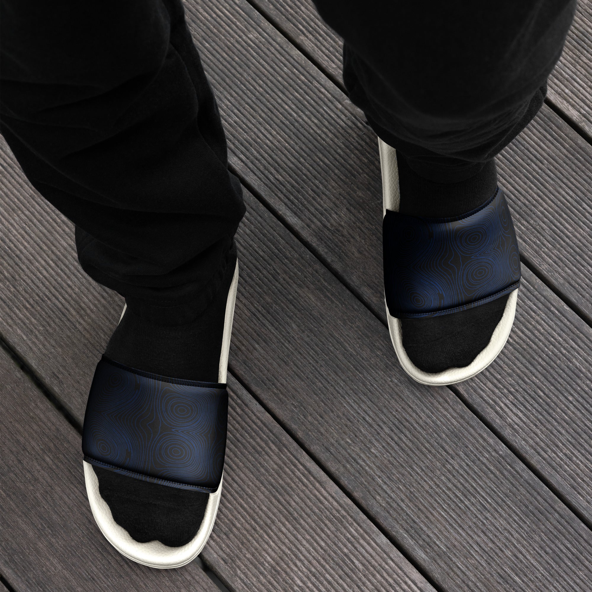 Leisure Footwear: Men's Summer Comfort Slides - Faith-Mark