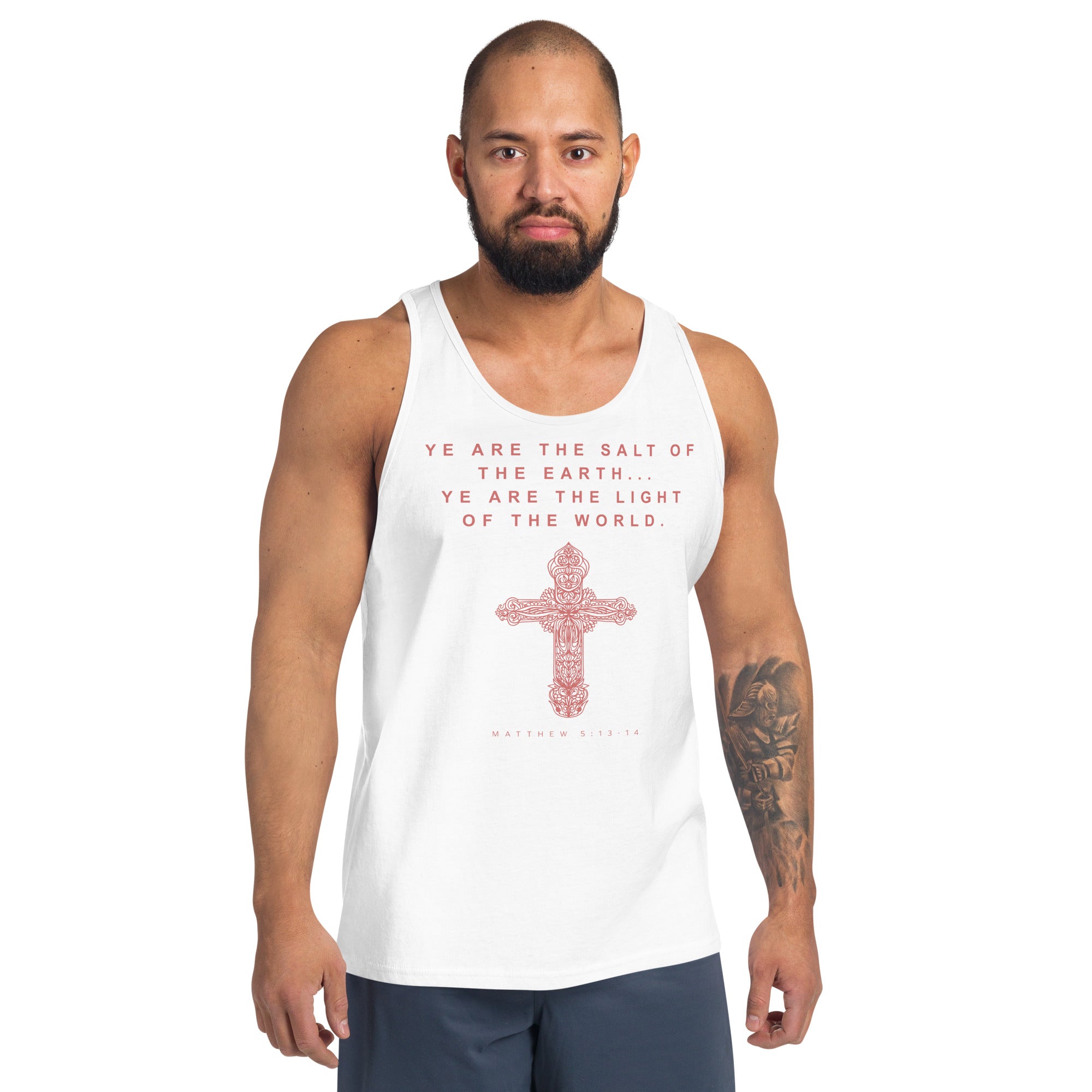 Salt and Light: Men's Inspirational Tank Top - Faith-Mark