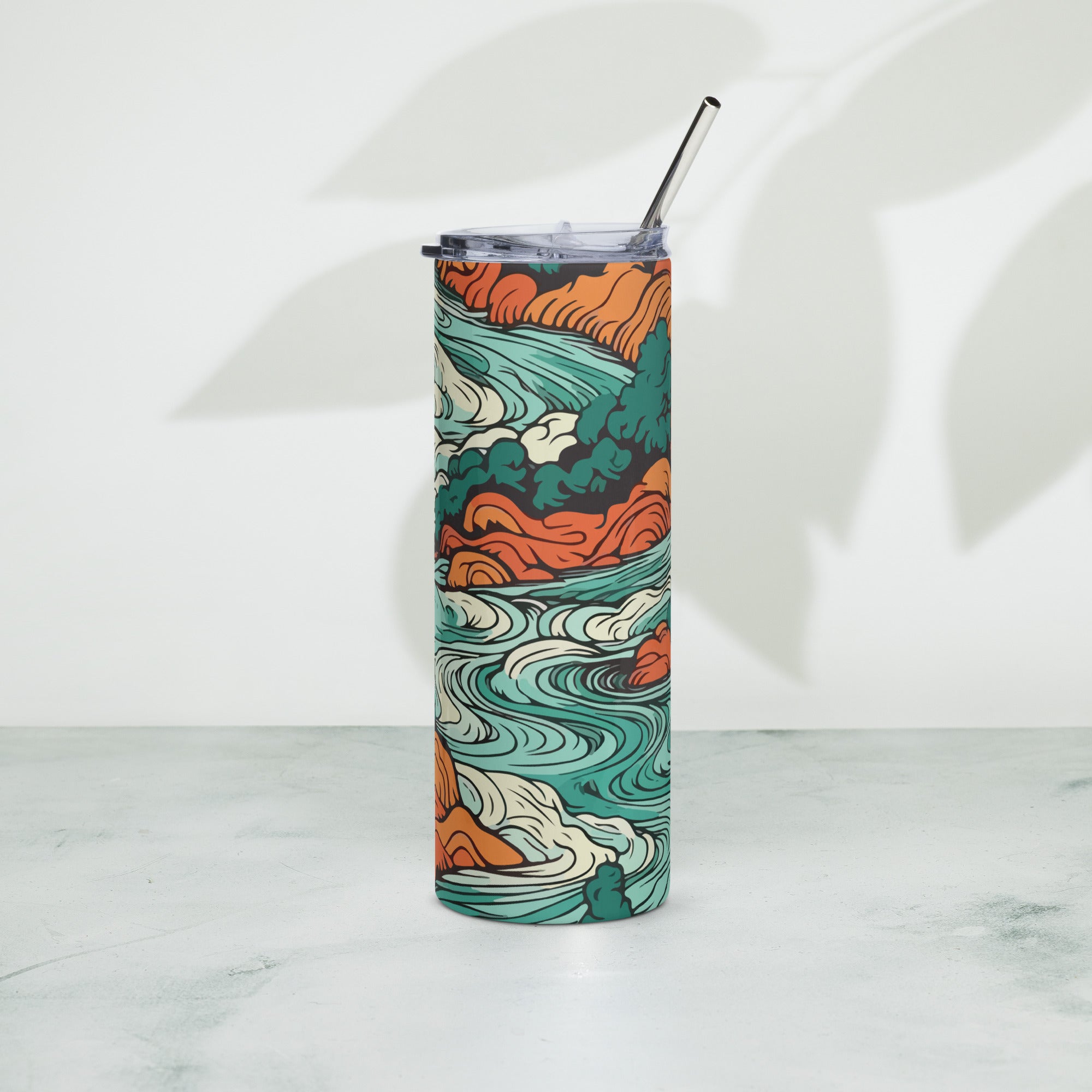 Waves of Grace: Stainless Steel Tumbler - Faith-Mark