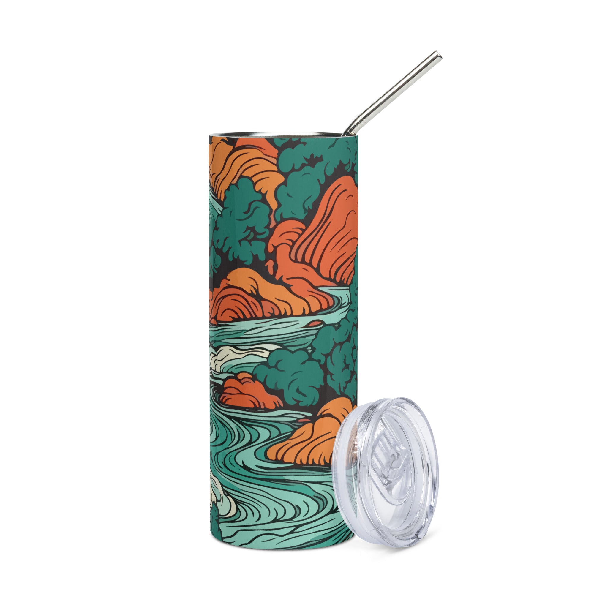 Waves of Grace: Stainless Steel Tumbler - Faith-Mark