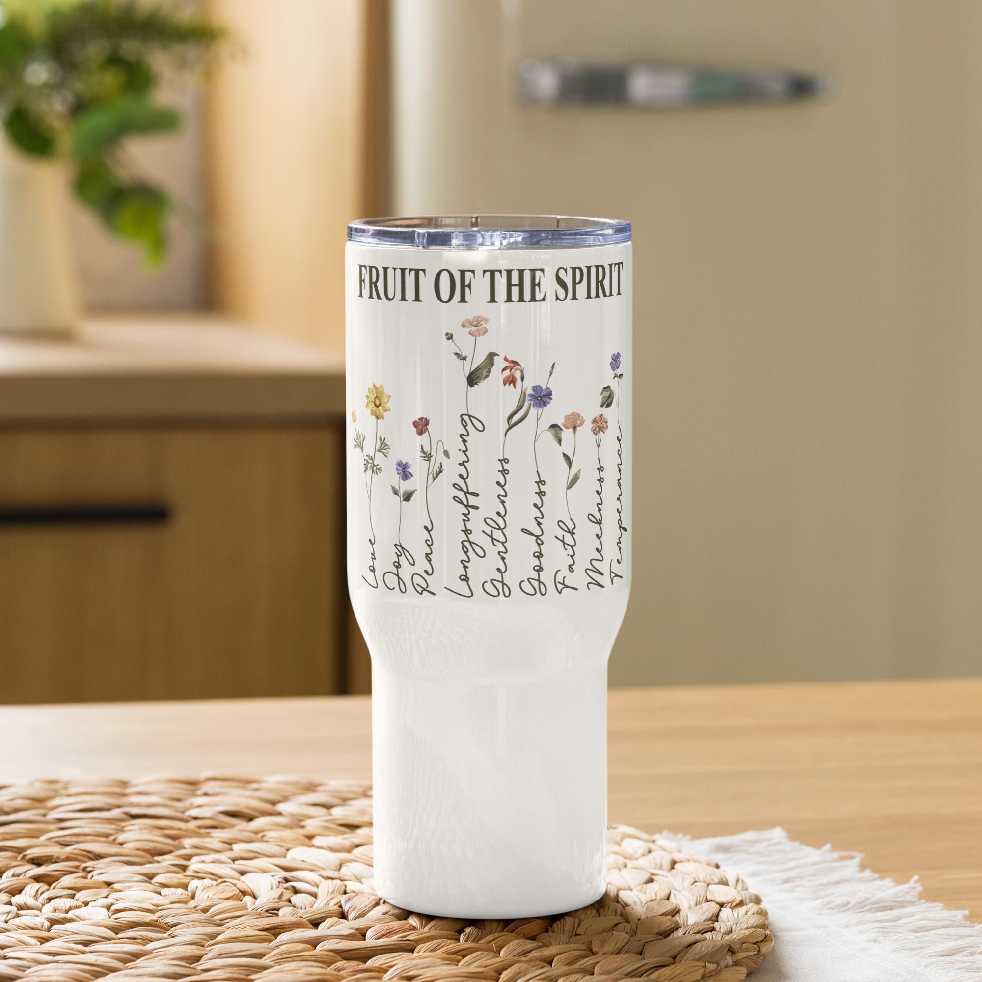 Fruit of the Spirit: Premium Travel Mug - Faith-Mark