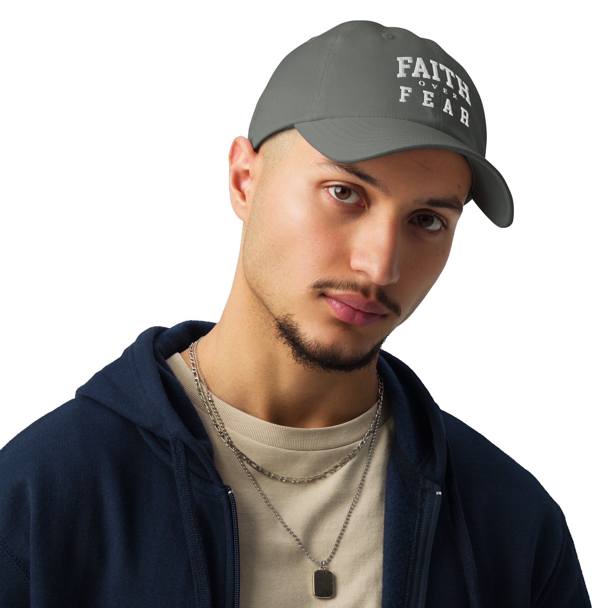 Faith-Mark x Under Armour Faith Over Fear: Men's Dad Hat - Faith-Mark