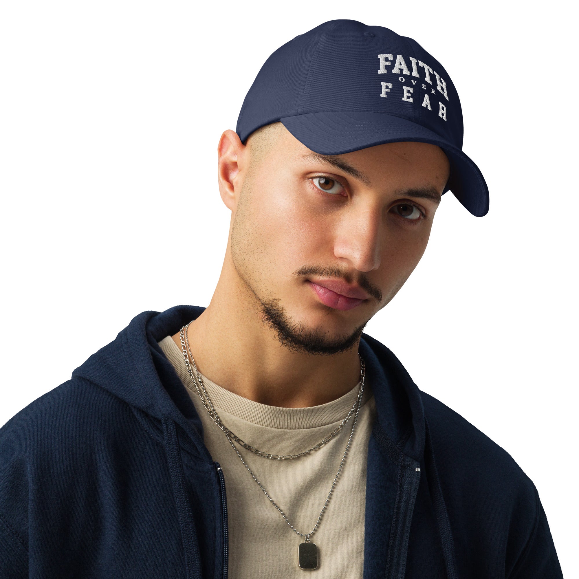 Faith-Mark x Under Armour Faith Over Fear: Men's Dad Hat - Faith-Mark