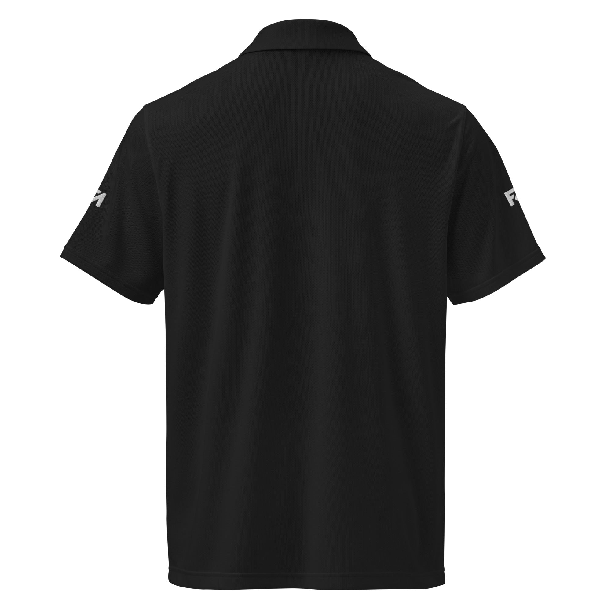 Faith-Mark x Under Armour Thoughts Toward You: Men's Performance Polo in Black - Faith-Mark