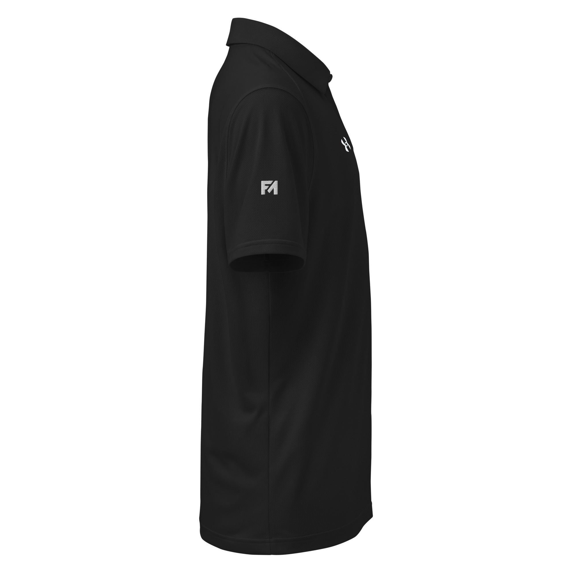 Faith-Mark x Under Armour Thoughts Toward You: Men's Performance Polo in Black - Faith-Mark