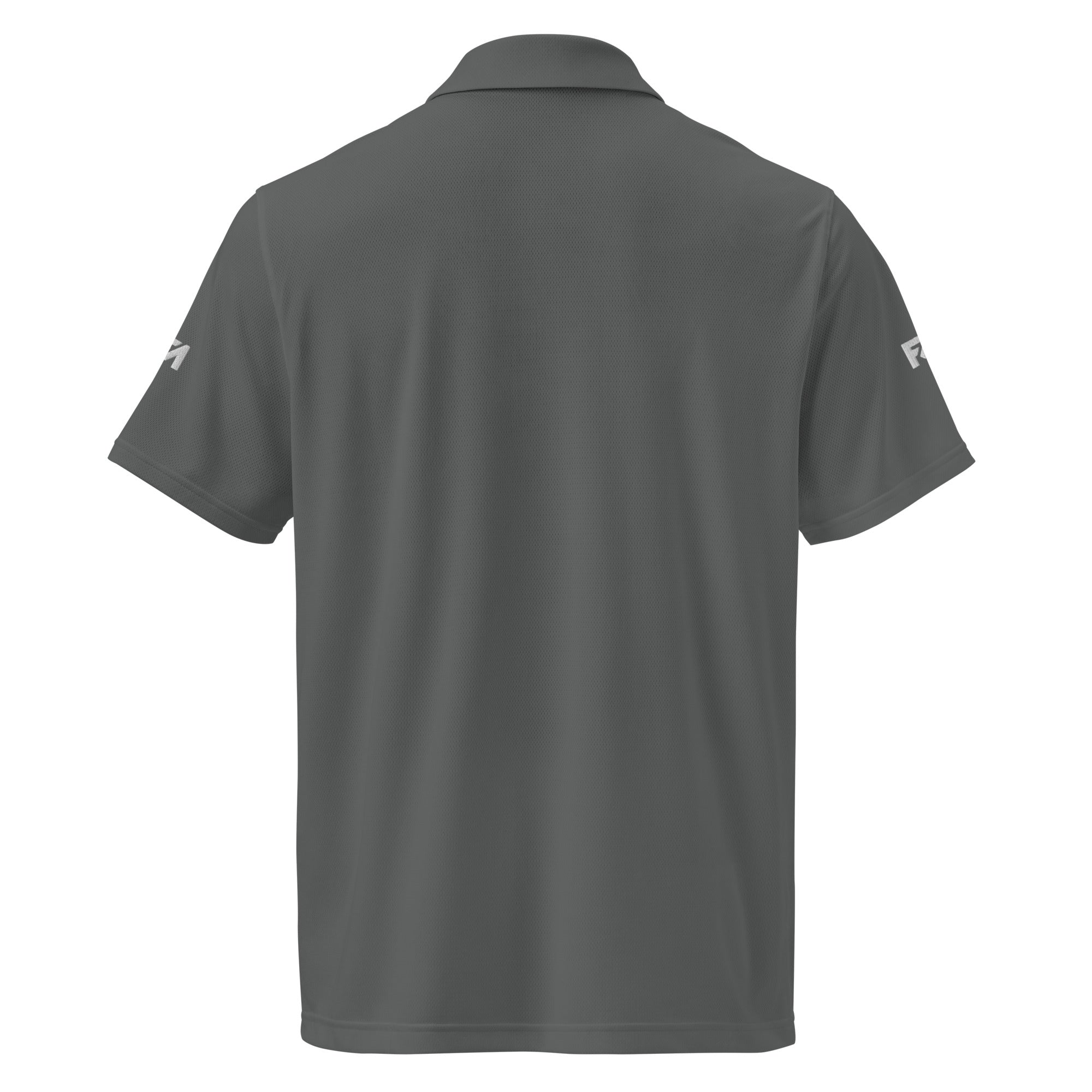 Faith-Mark x Under Armour Thoughts Toward You: Men's Performance Polo in Grey - Faith-Mark