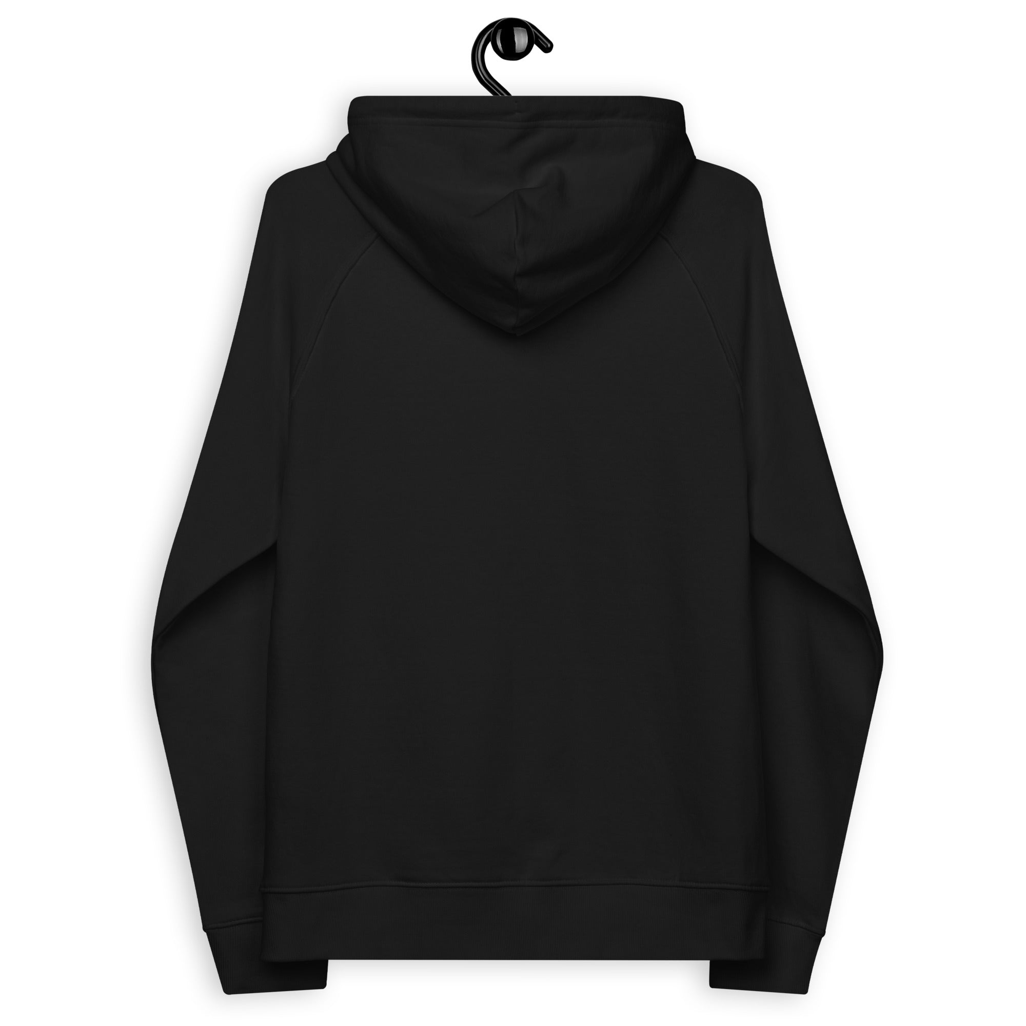 Walk by Faith: Women's Organic Cotton Hoodie in Black - Faith-Mark